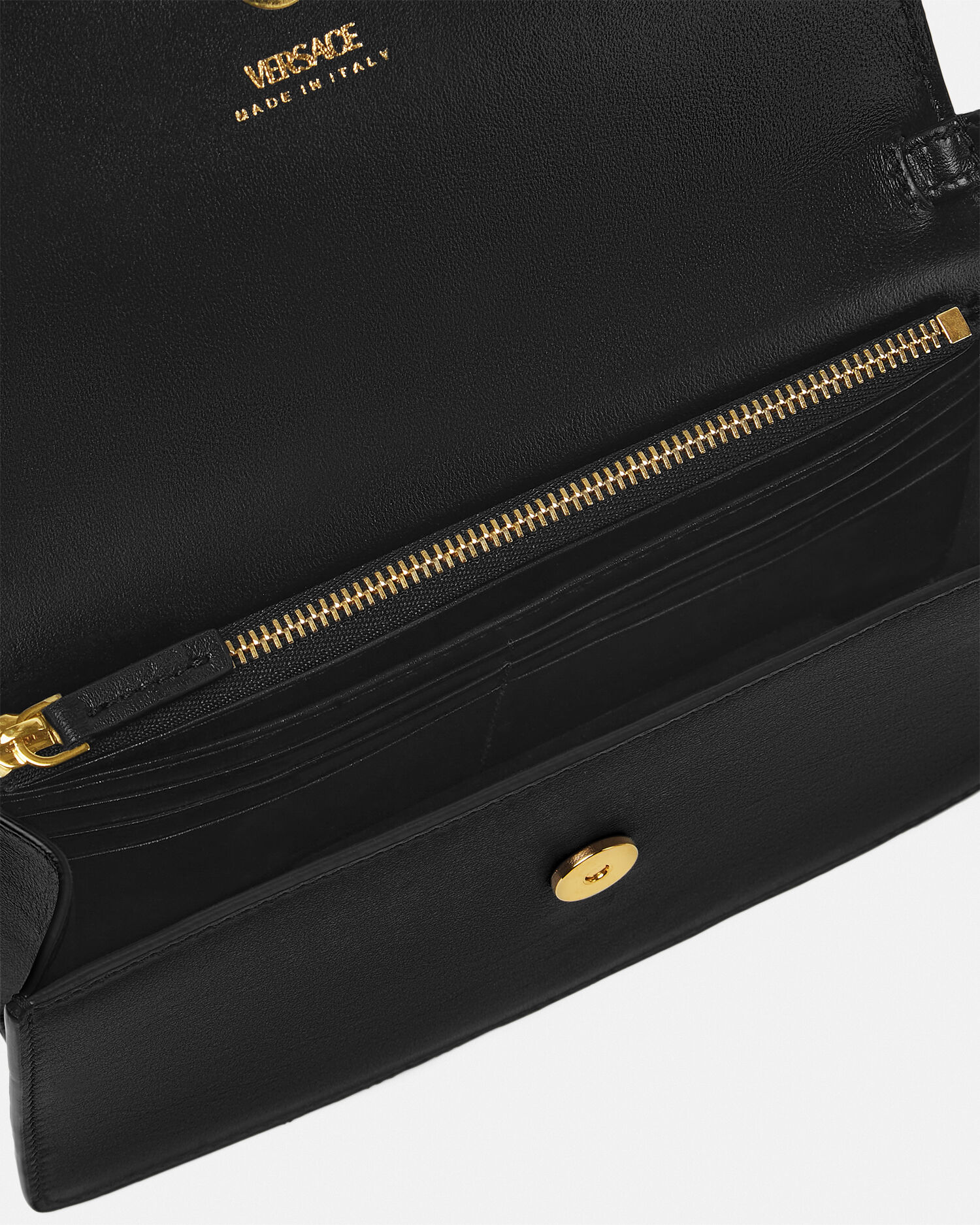 メデューサ95レザークラッチ メドゥーサ '95 クラッチ ブラック,ゴールド | VERSACE JP