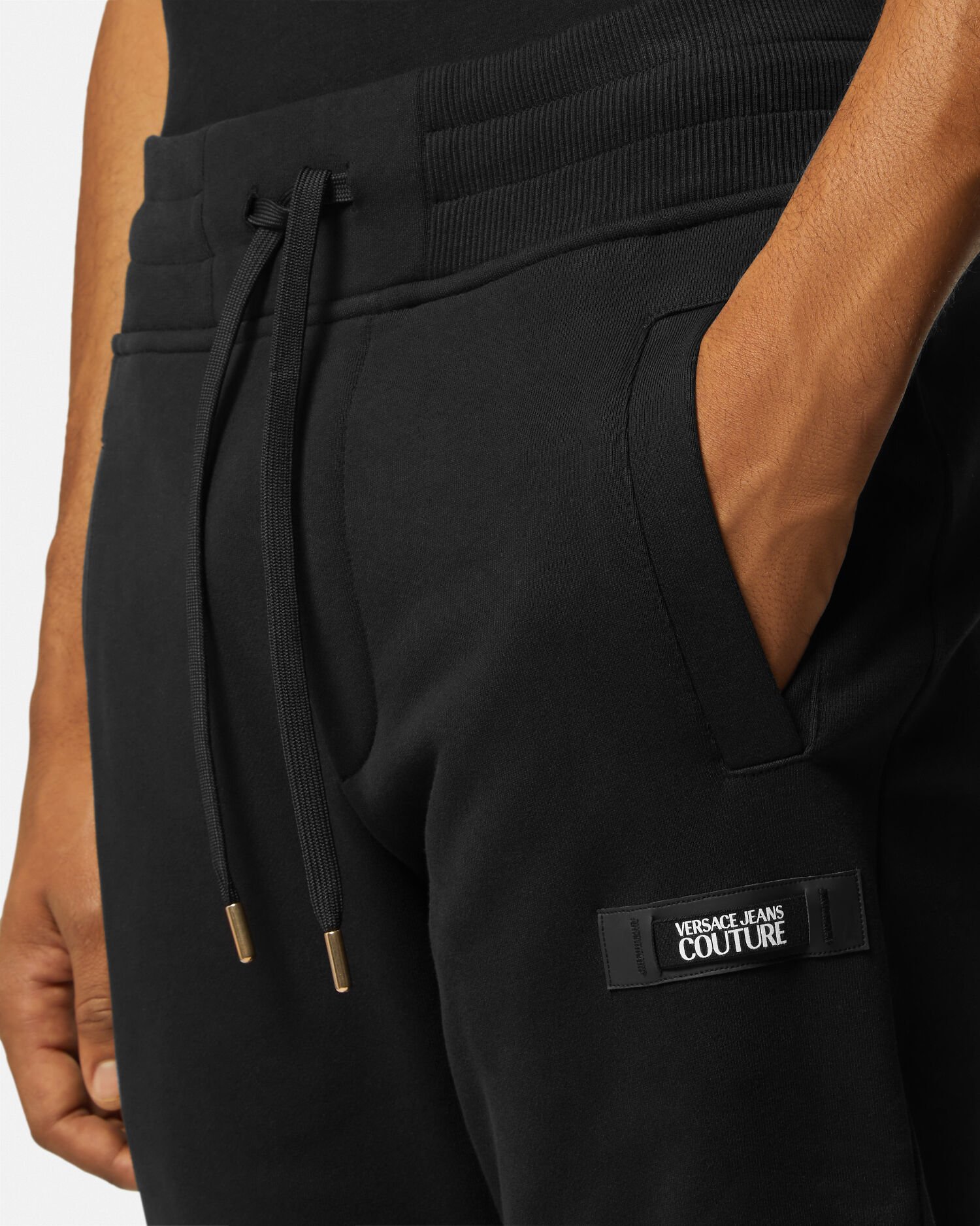 ロゴ スウェットパンツ ブラック,プリント | VERSACE JP