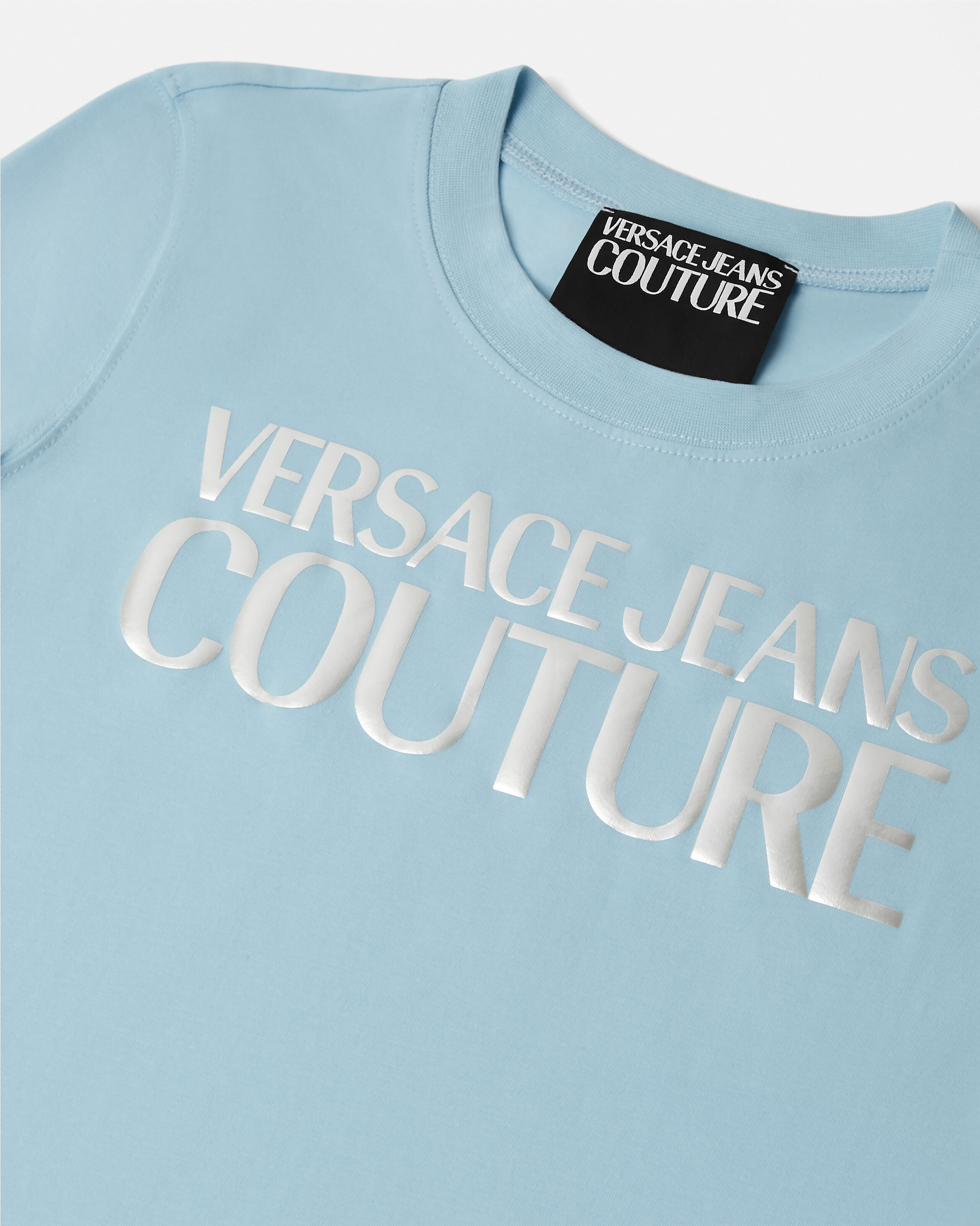 コットンジャージー Tシャツ ブルー | VERSACE JP