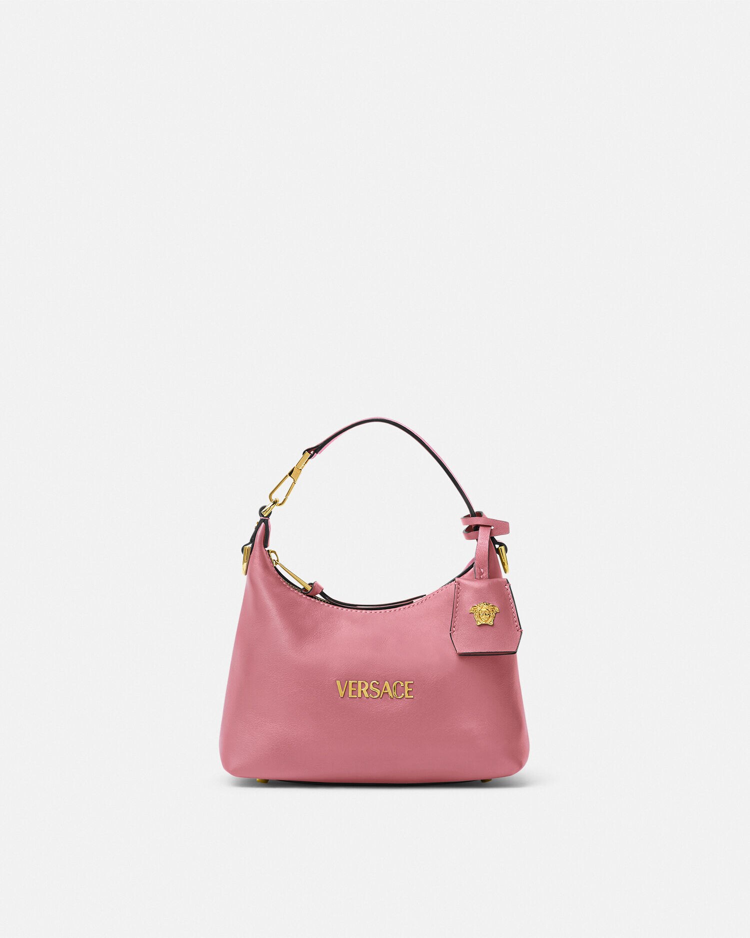 【VERSACE】ホーボー ハンドバッグ ヴェルサーチェ タグ ホーボー バッグ ヴェルサーチェ タグ ブラウン | VERSACE JP