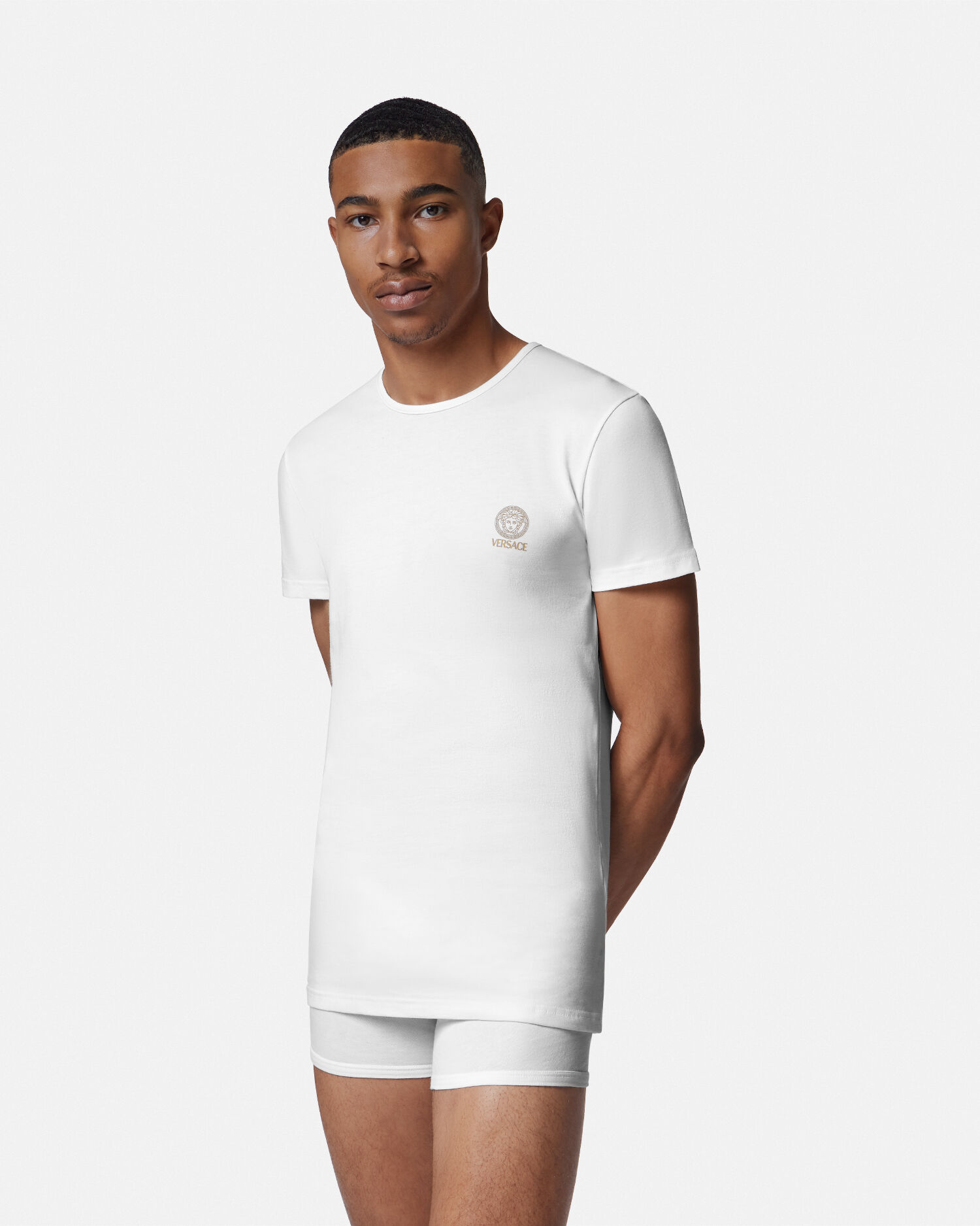 贅沢屋の 2枚パック アンダーシャツ メドゥーサ | JP VERSACE Tシャツ+カットソー(半袖+袖なし)