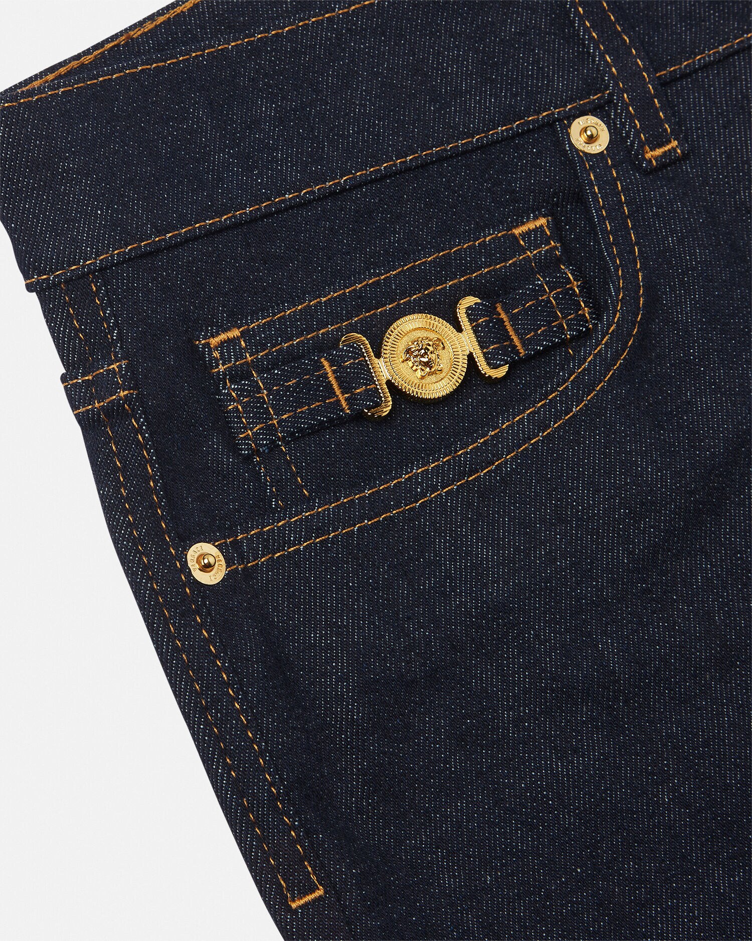 VERSACE JEANS デニムパンツ④ スリム ジーンズ ブルー | VERSACE JP