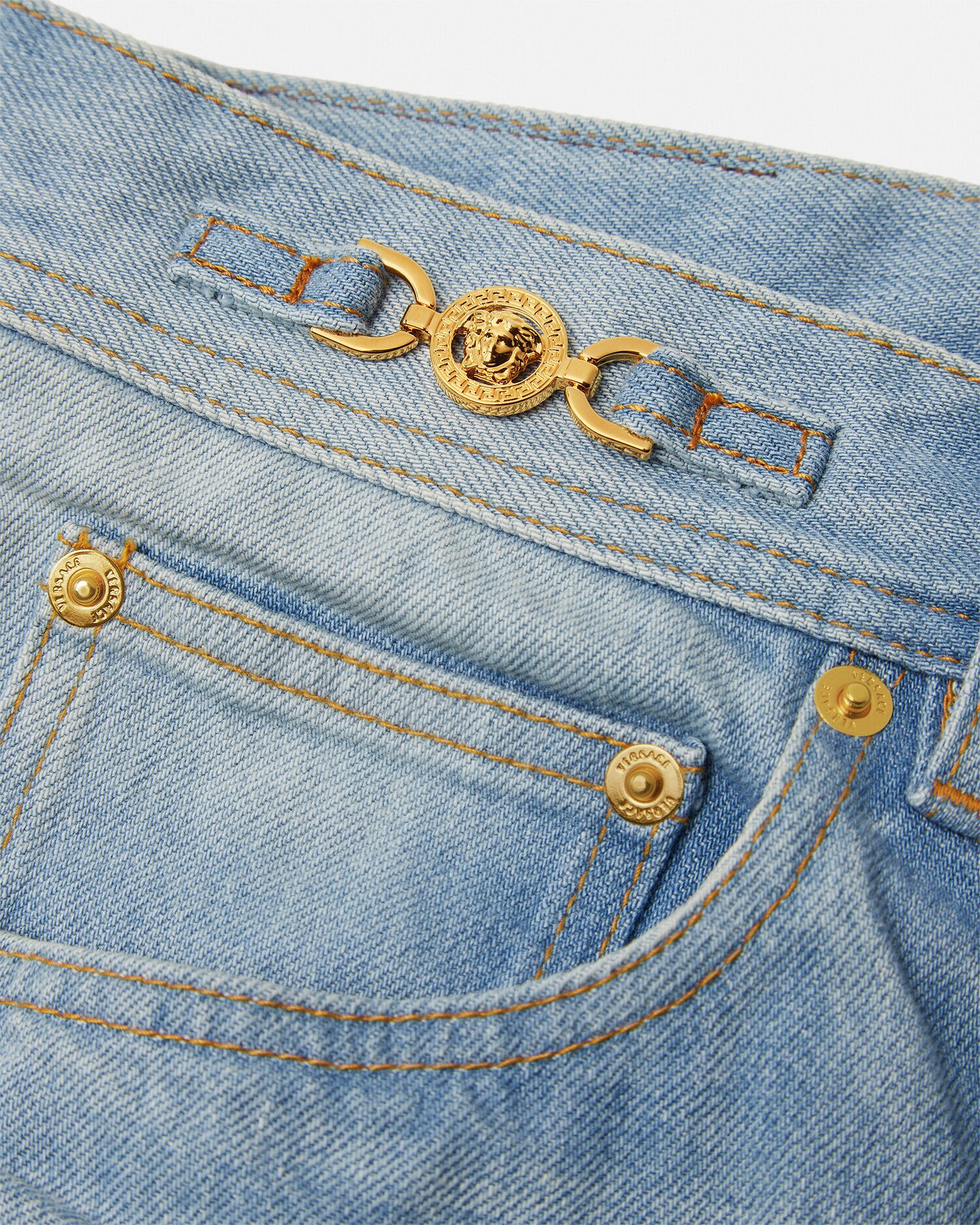 日本製 クロップ フレア ジーンズ | VERSACE JP