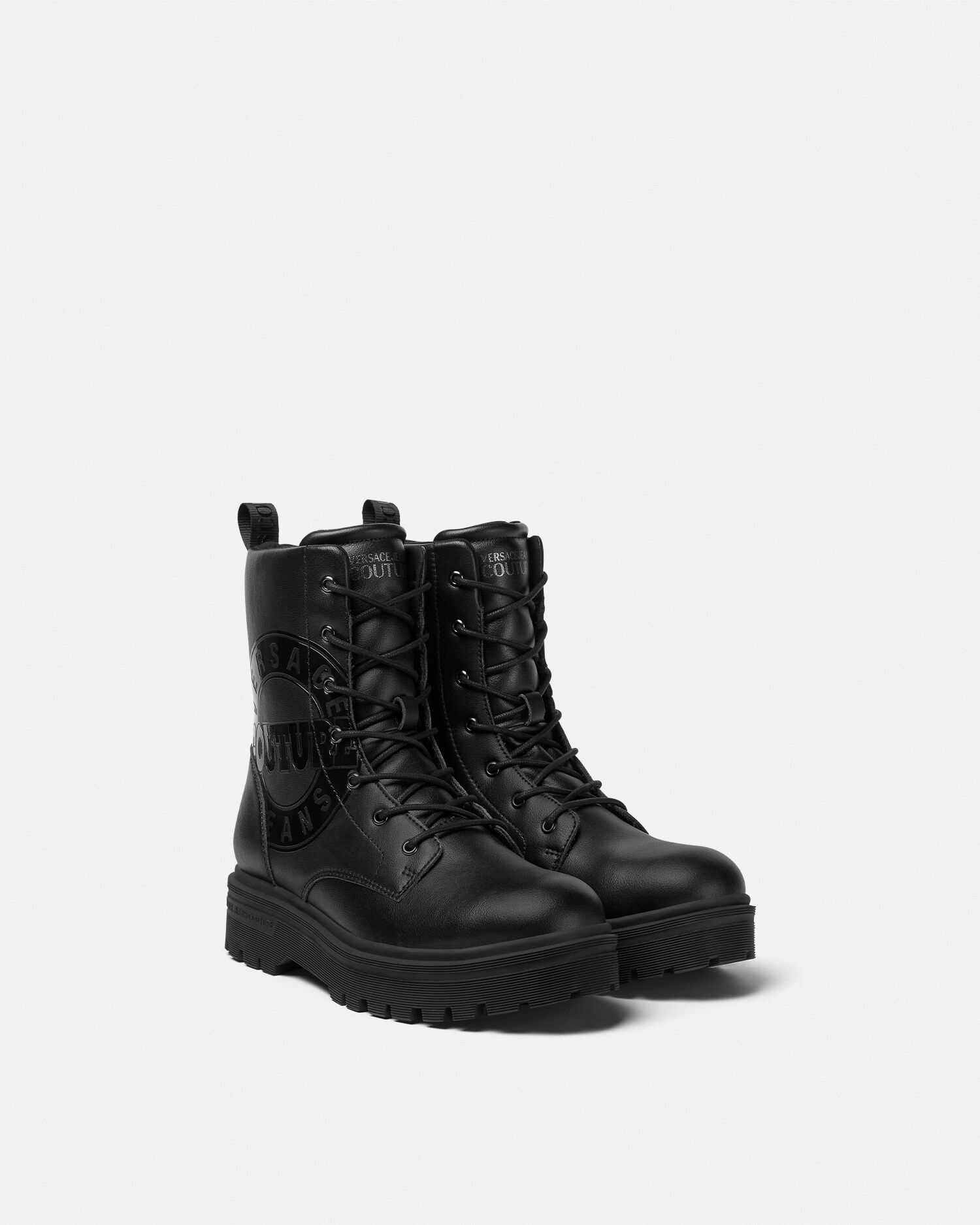 VERSACE ブーツ 2490 ロゴ シリウス ブーツ | VERSACE JP