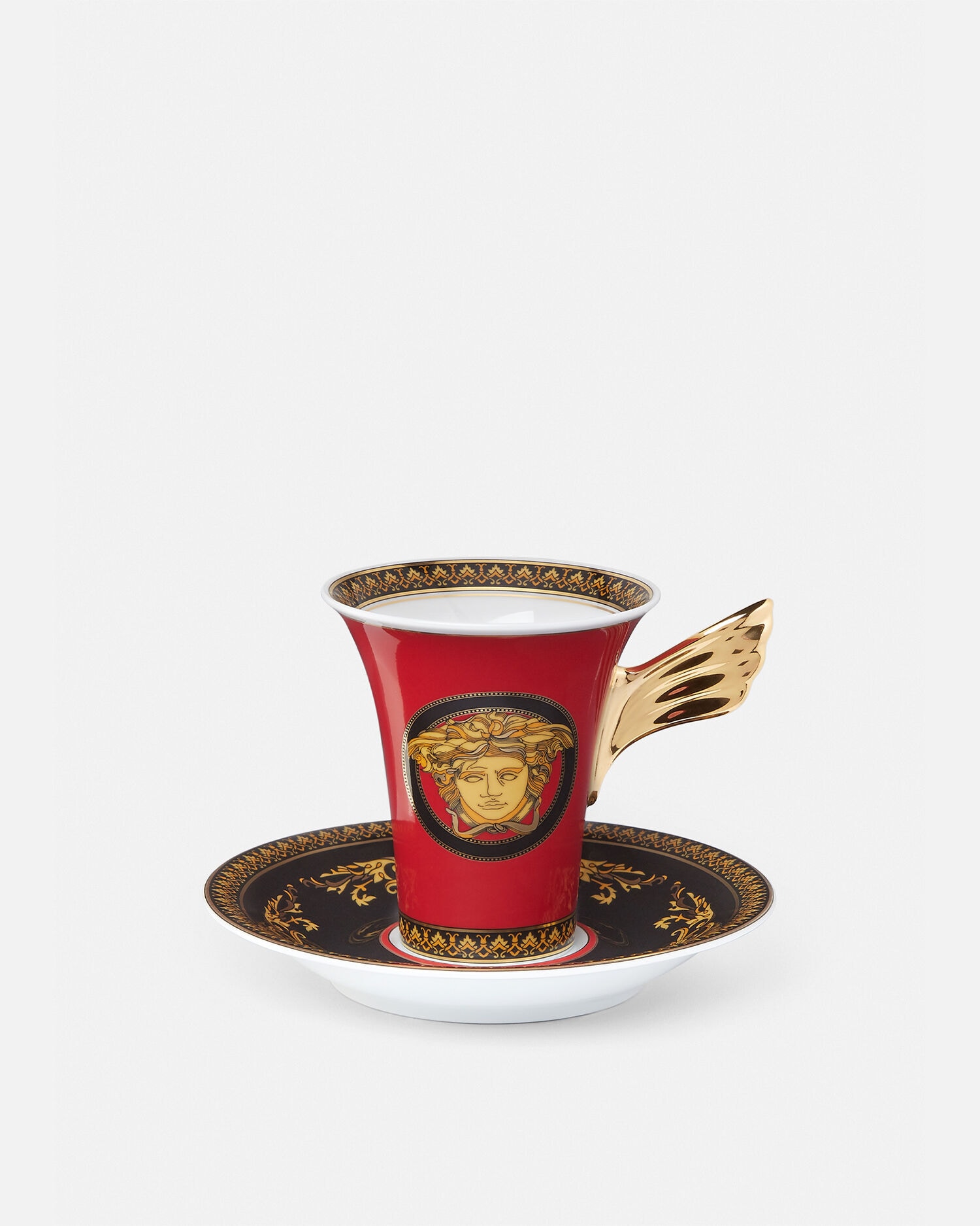 メドゥーサ レッド コーヒー セット 180 ml レッド | VERSACE JP