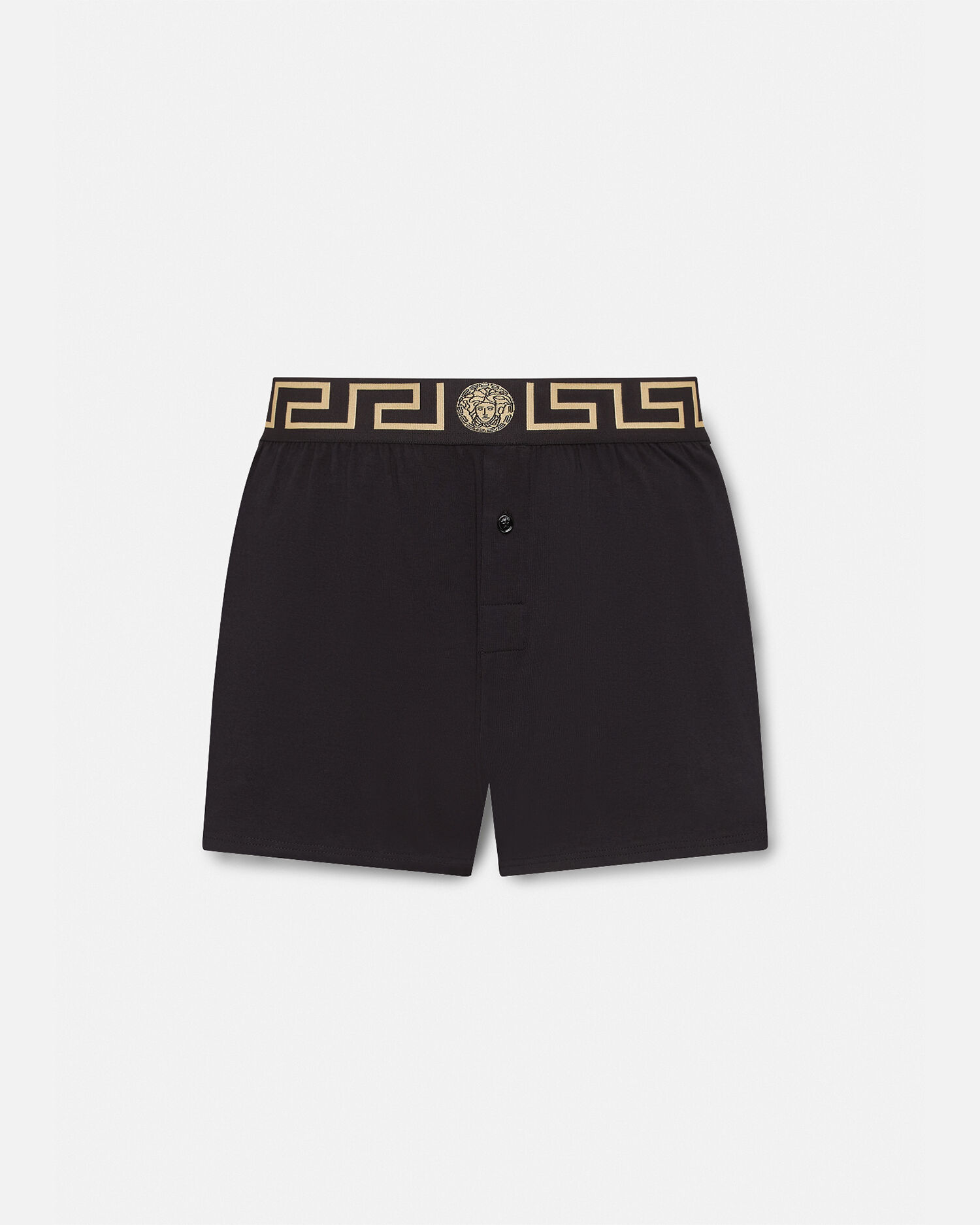 VERSACE ヴェルサーチェ 下着 ボクサーパンツ メンズ グレカ ボーダー 90_AU10026-