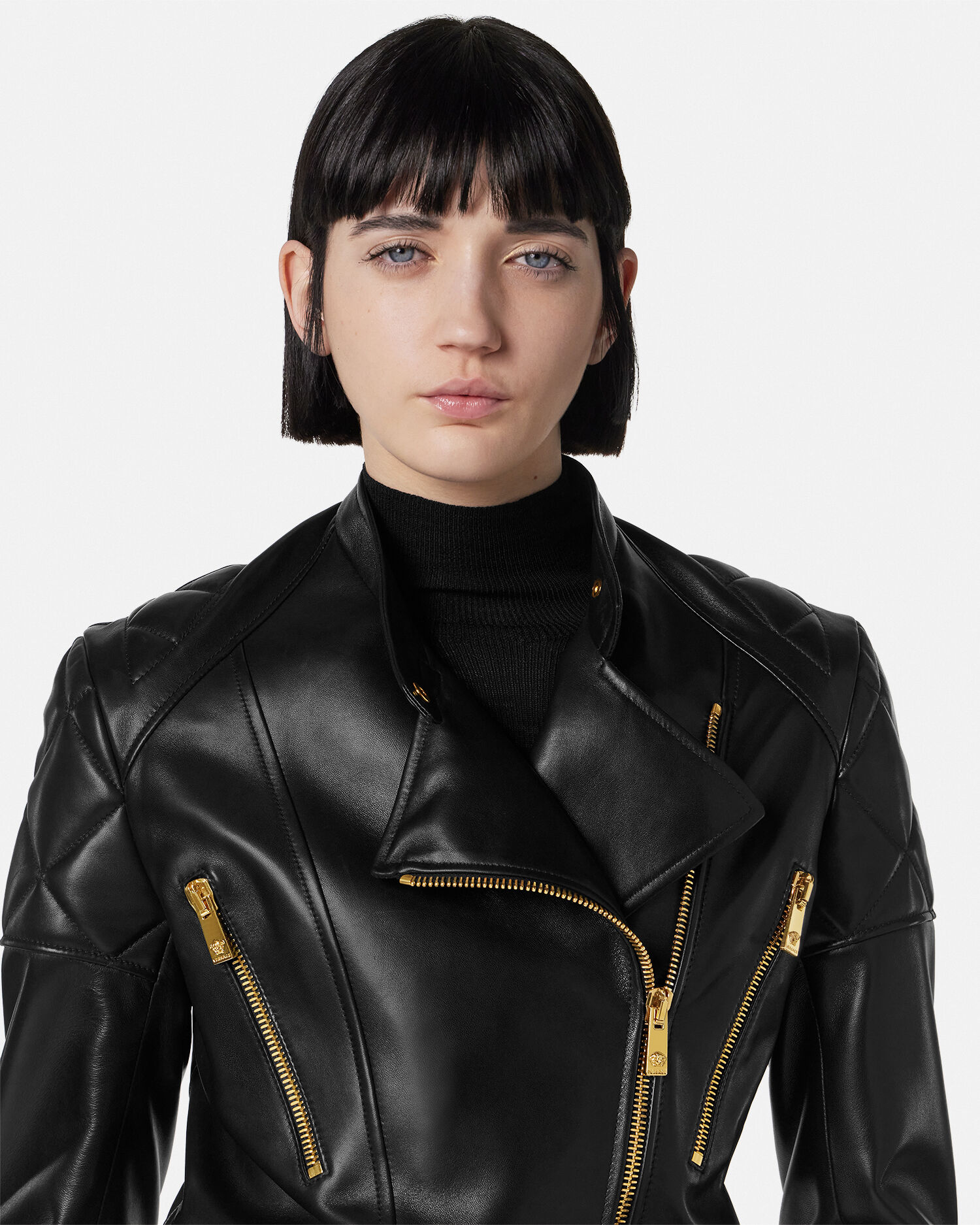 レザー バイカー ジャケット | VERSACE JP