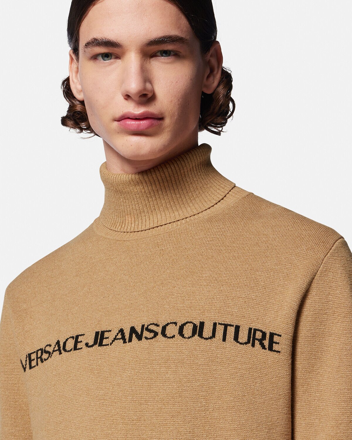 Versace ロゴ タートルネック セーター | VERSACE