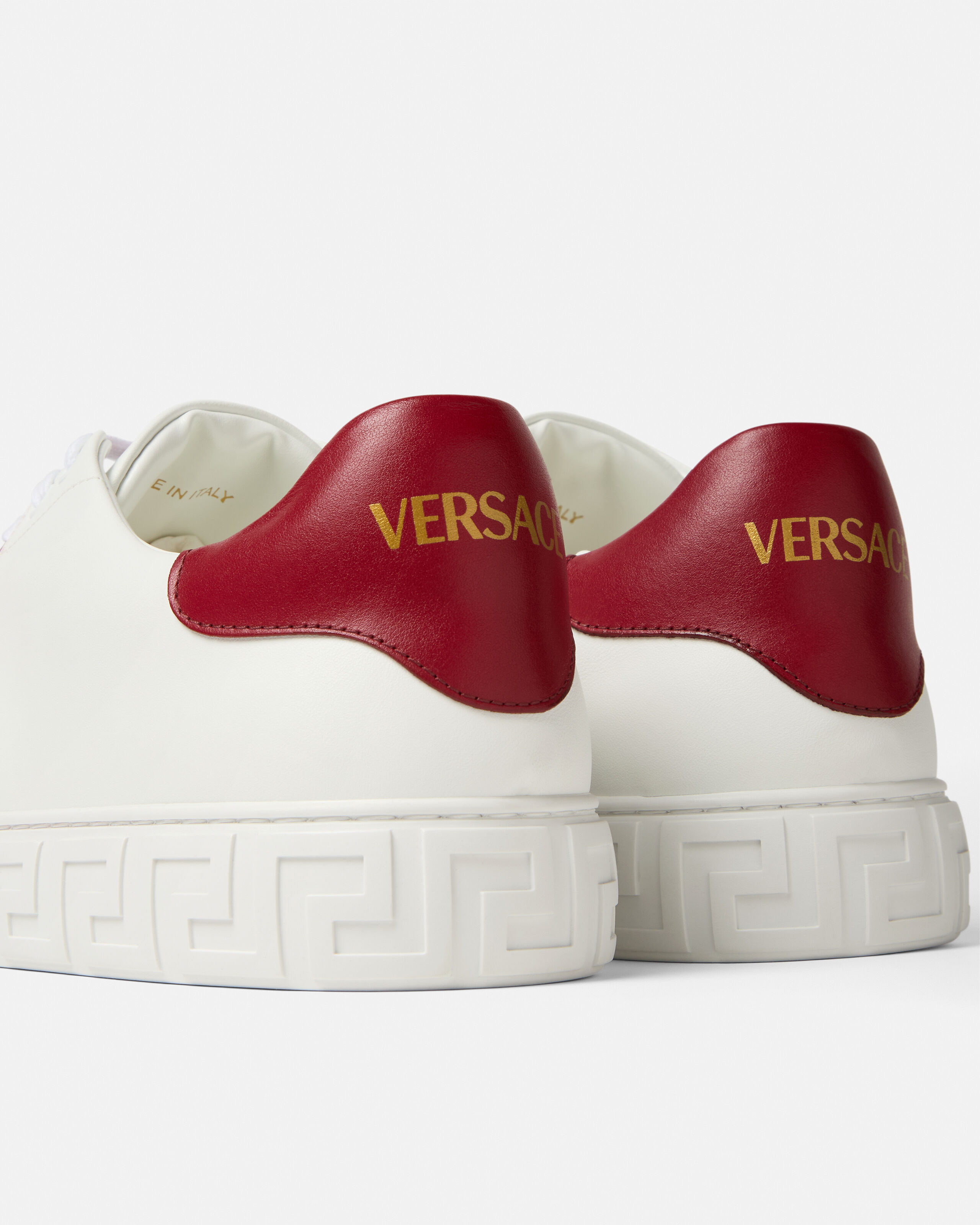 グレカ 装飾 スニーカー ホワイト,レッド | VERSACE JP