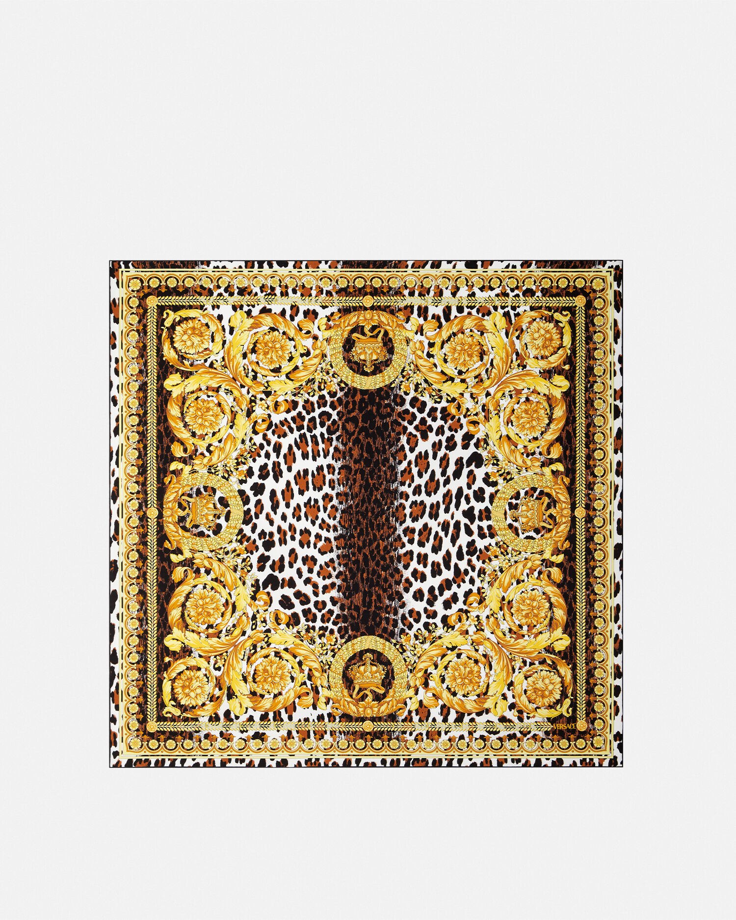 ワイルド バロッコ シルク スカーフ 90 cm | VERSACE JP