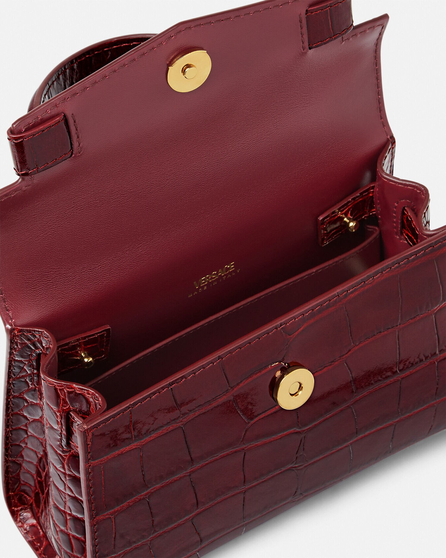 メドゥーサ '95 スモール クロコエフェクト トップハンドル