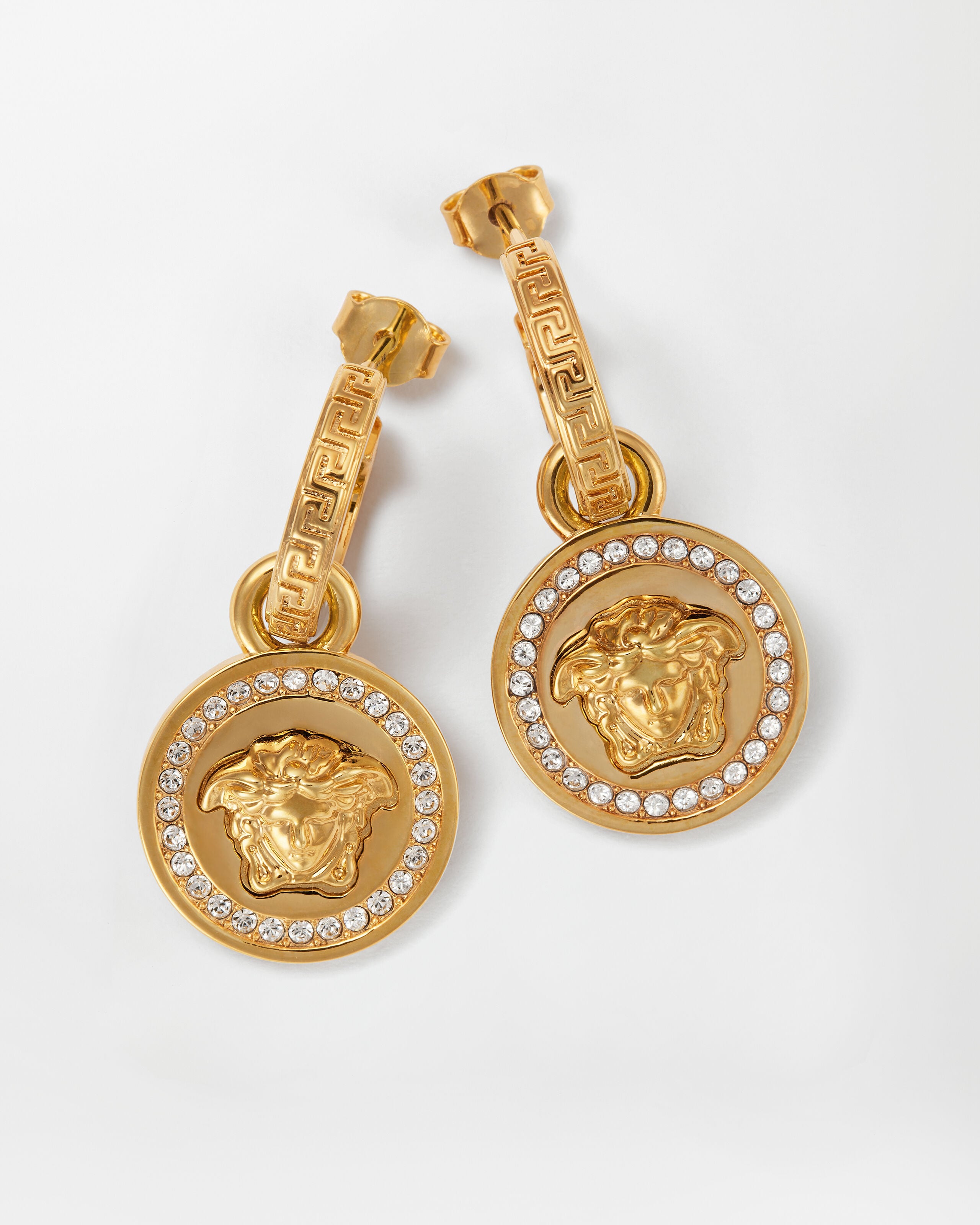 ラ メドゥーサ クリスタル ブレスレット ゴールド,ホワイト | VERSACE JP