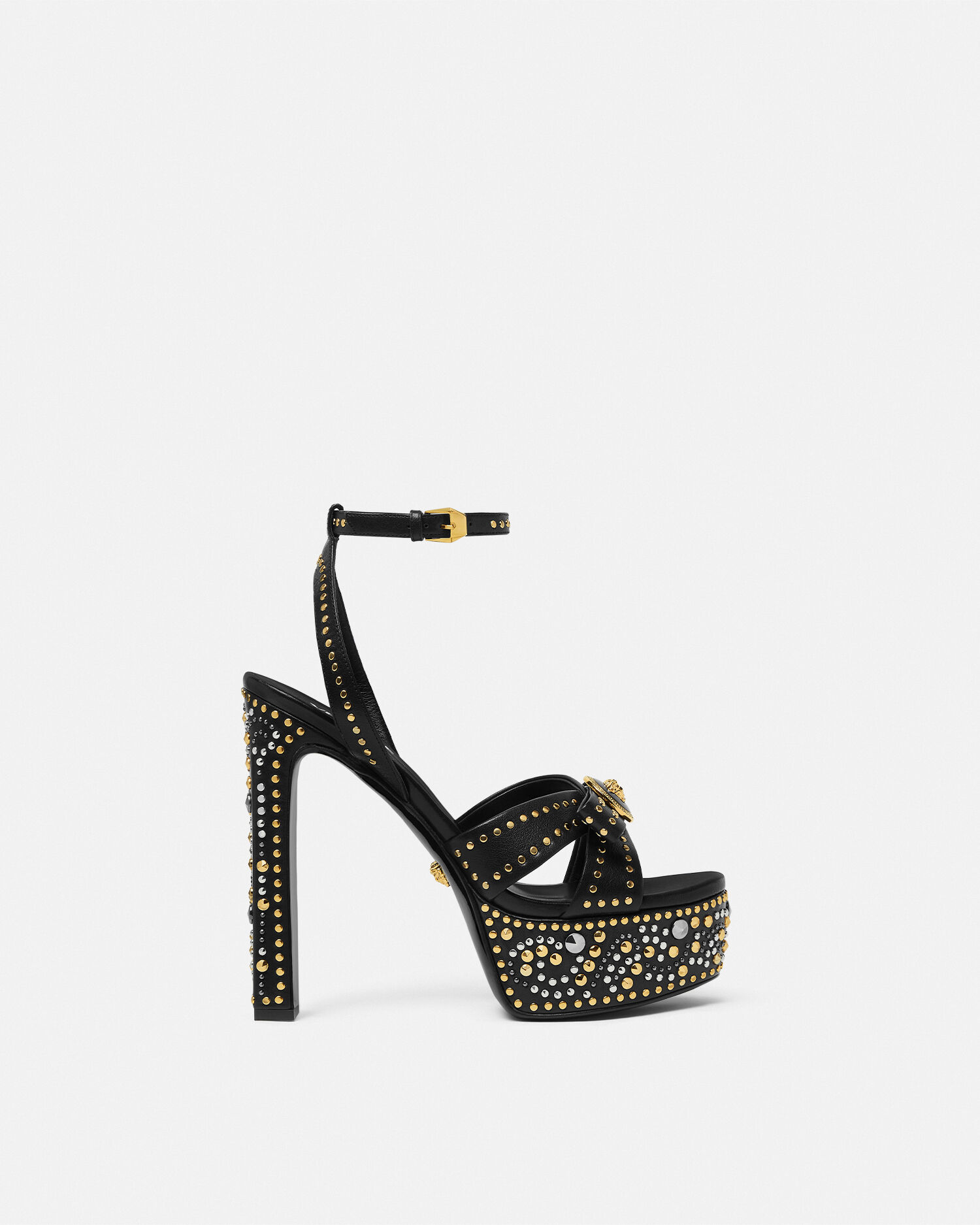 versace ホワイトオープントゥプラットフォームシューズ VERSACE：スニーカー メンズ - ホワイト | GIGLIO.COMオンライン