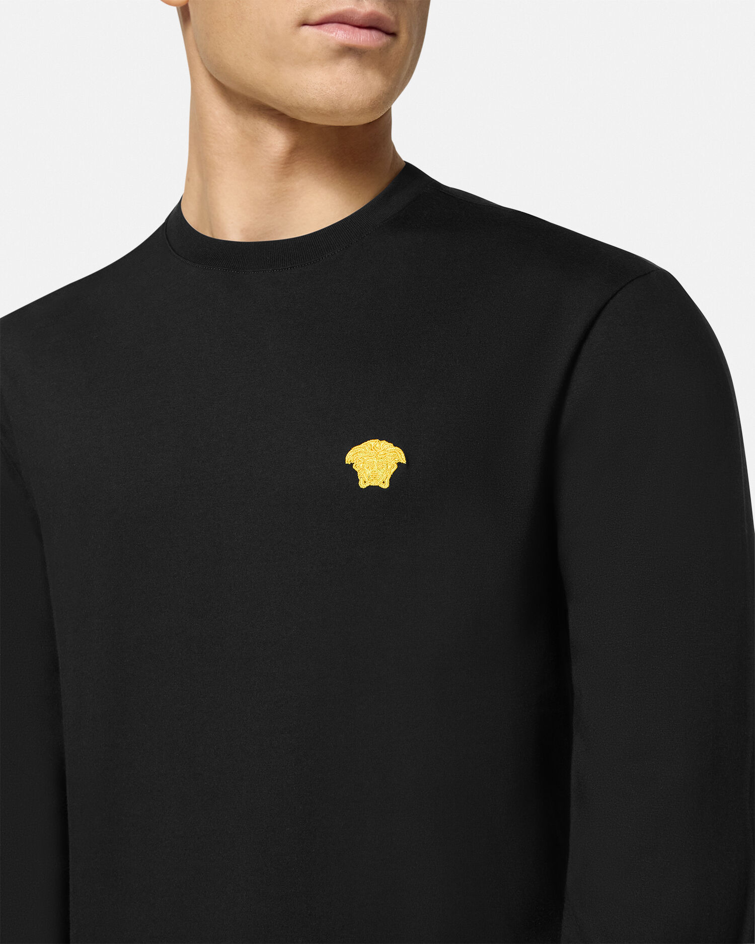 ★お求めやすく価格改定★ メドゥーサ 長袖 Tシャツ ブラック | VERSACE JP トップス