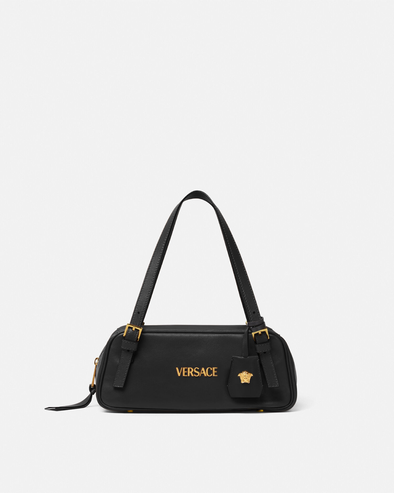 ラ メドゥーサ クロスボディ バッグ ブラック,ゴールド | VERSACE JP