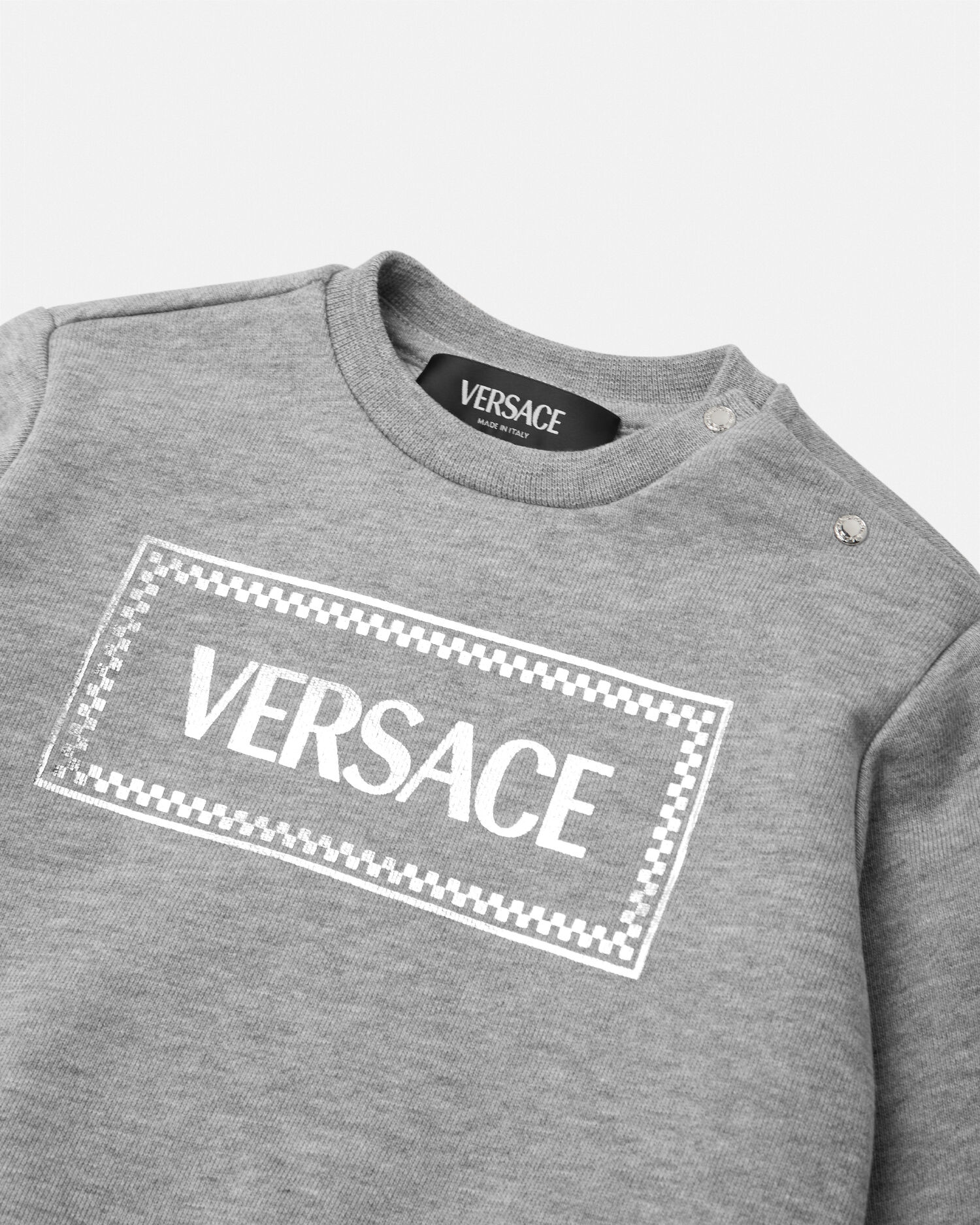 ベビー スウェットシャツ 90s ヴィンテージ ロゴ グレー | VERSACE JP