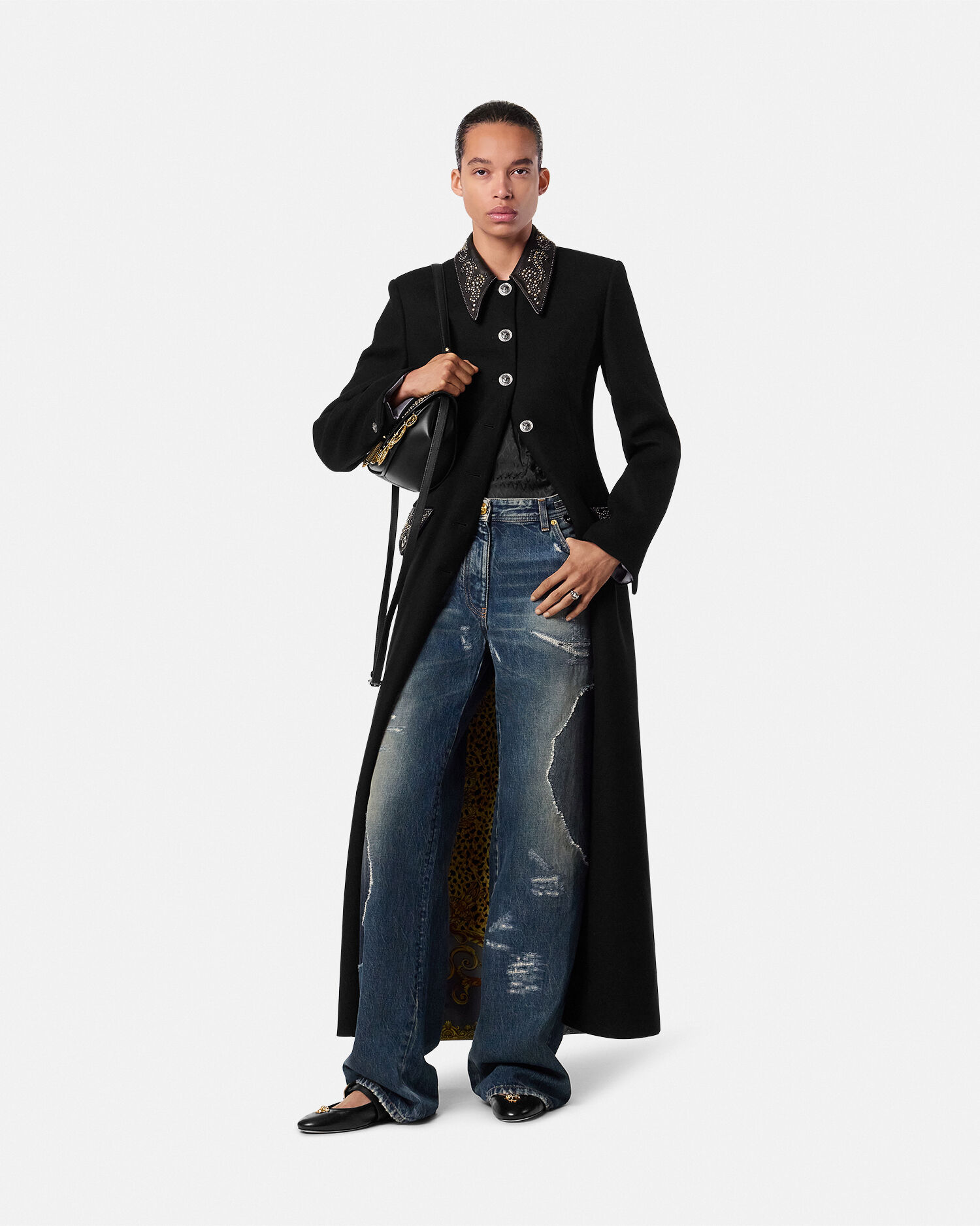 ミッドライズ ボーイフレンド ジーンズ メドゥーサ'95 | VERSACE JP