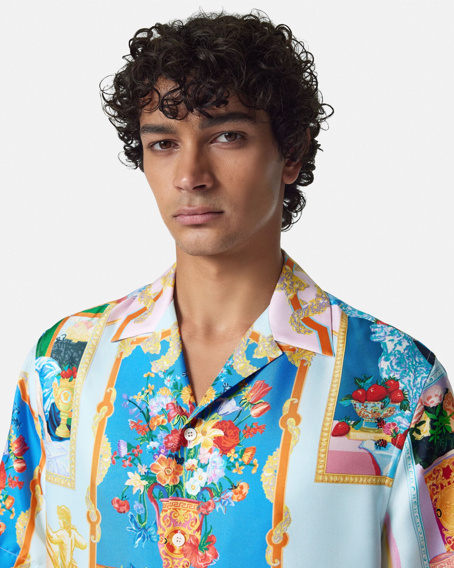 シルク シャツ ヴェルサーチェ ギャラリー プリント | VERSACE JP