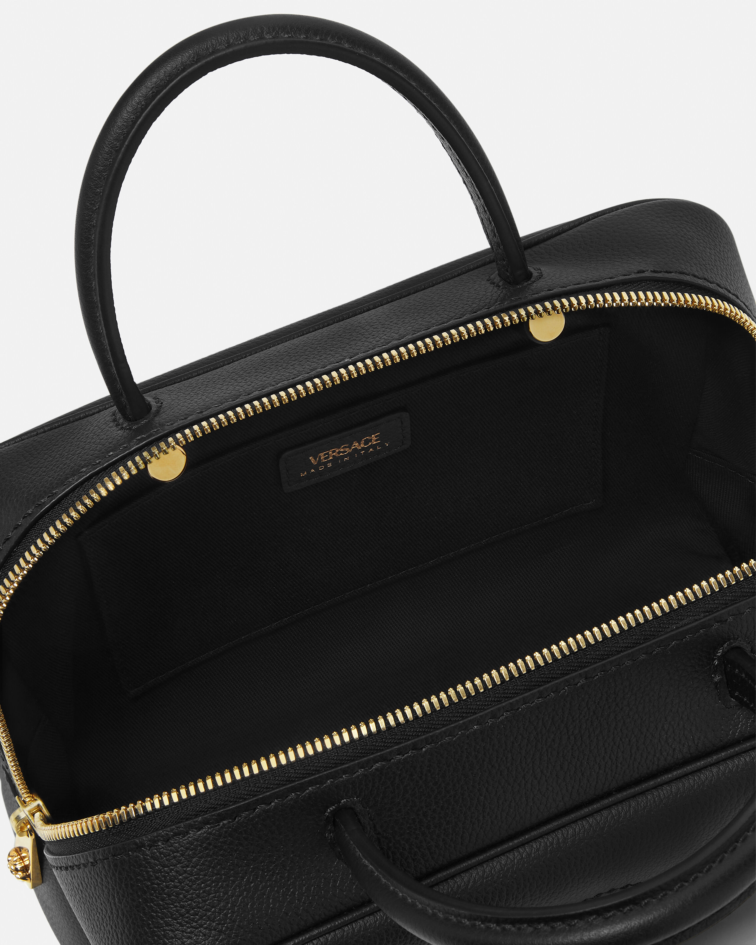 ラ メドゥーサ レザー ボストン バッグ | VERSACE JP