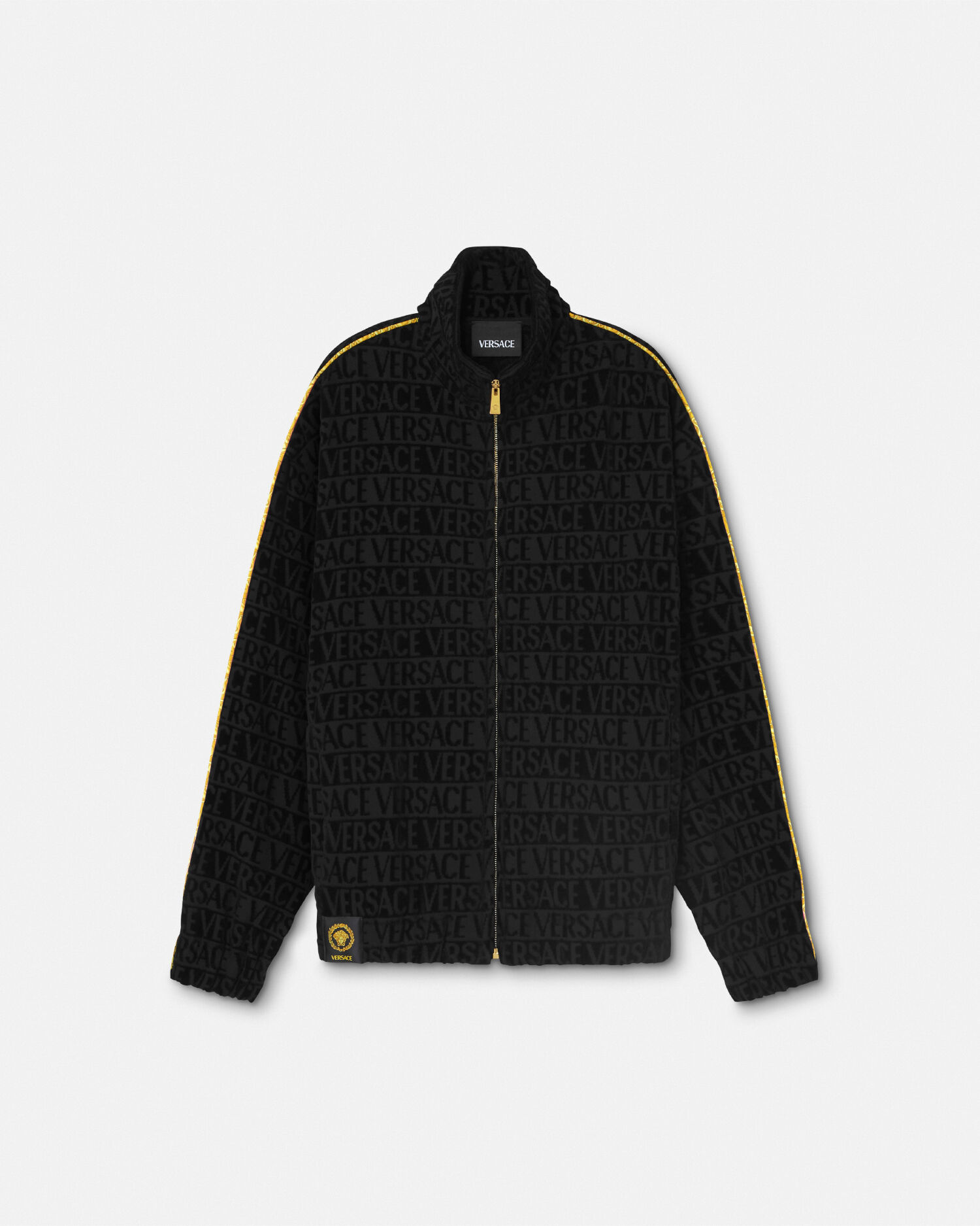 ジッパー スウェットシャツ I ♡ バロック ブラック,プリント | VERSACE JP