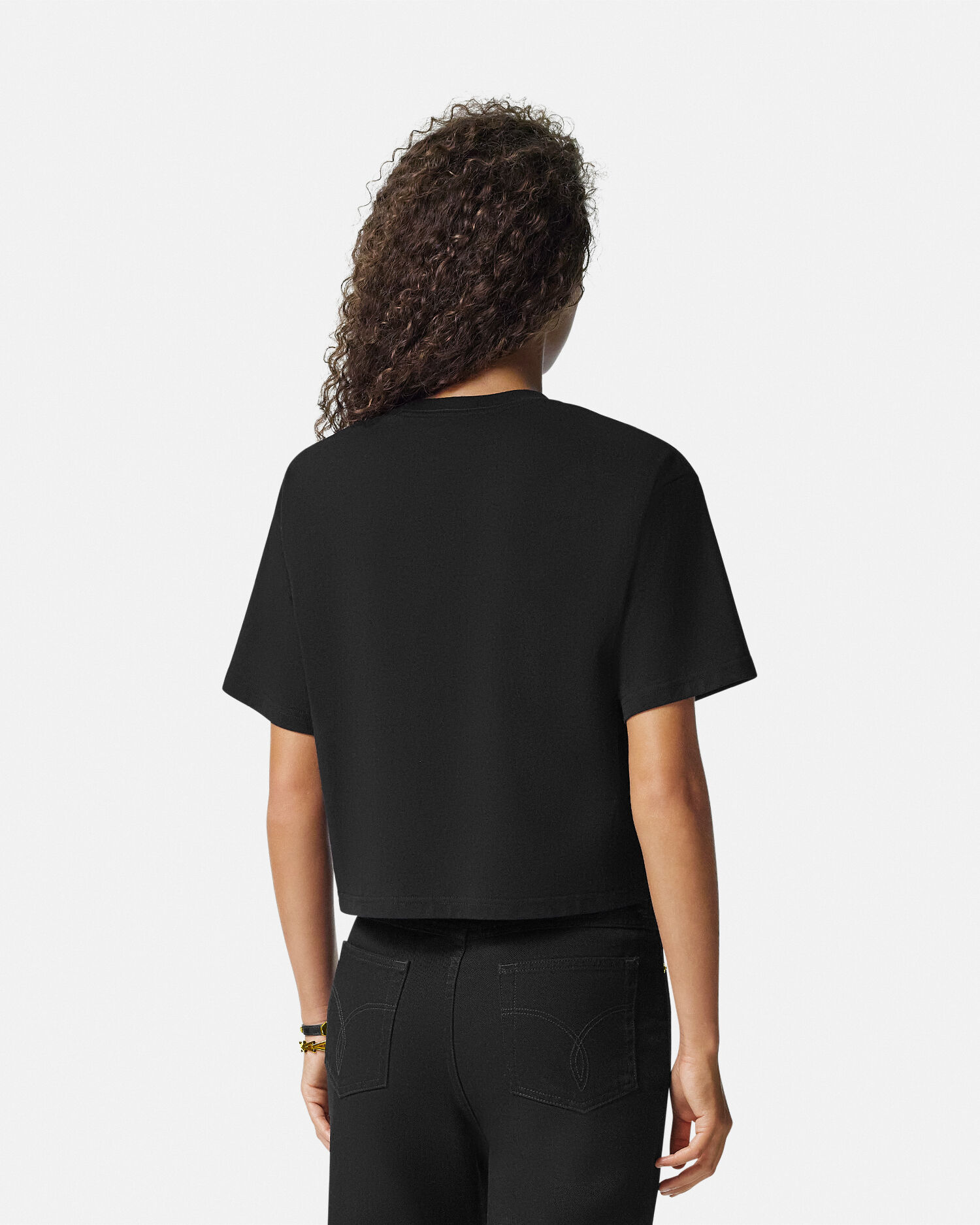 クロップ Tシャツ メドゥーサ | VERSACE JP