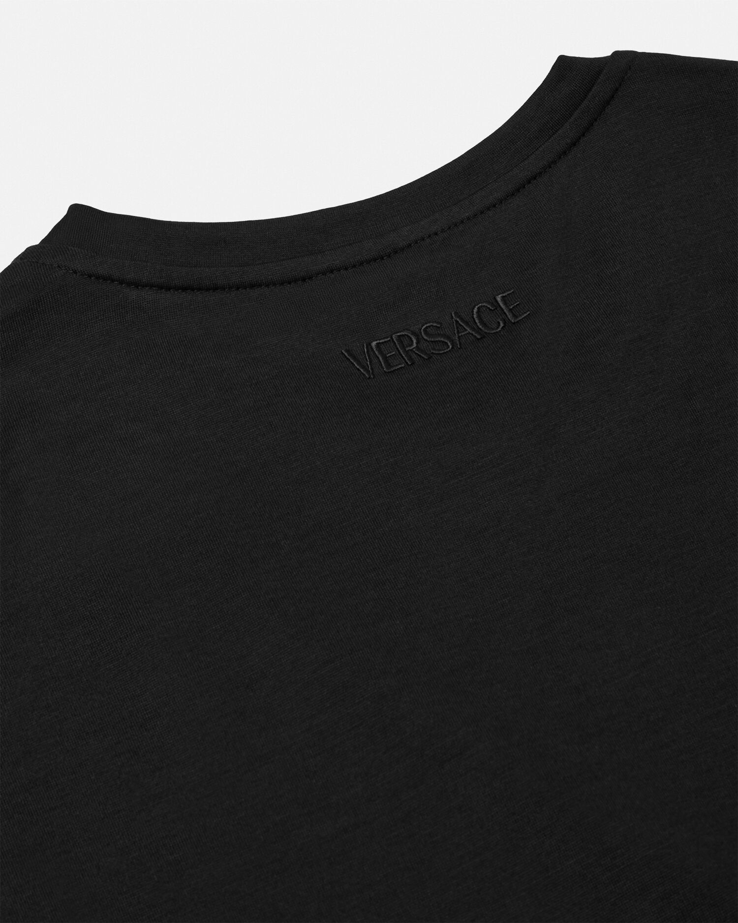 ★関税込★ VERSACE ピン付き ドレープ Tシャツ ドレープ Tシャツ セーフティー ピン | VERSACE JP