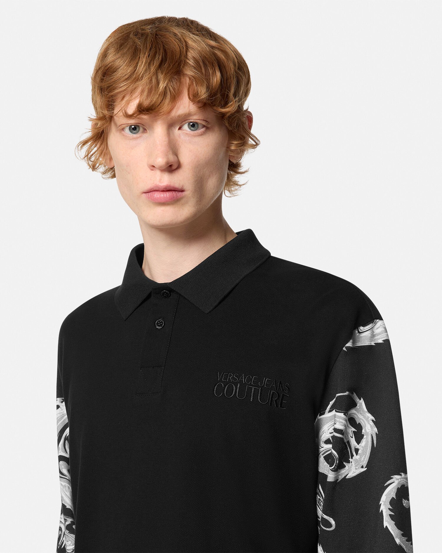 レギュラーフィット ポロ シャツ クロモ クチュール | VERSACE JP