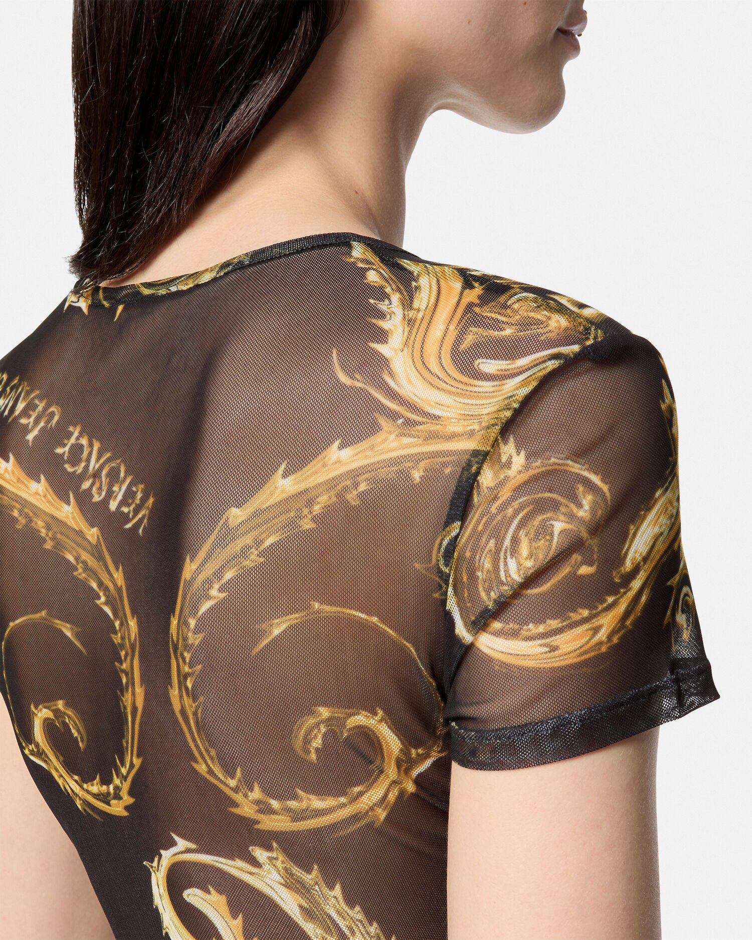 シルク シャツ プライド バロッコ ブラック,プリント | VERSACE