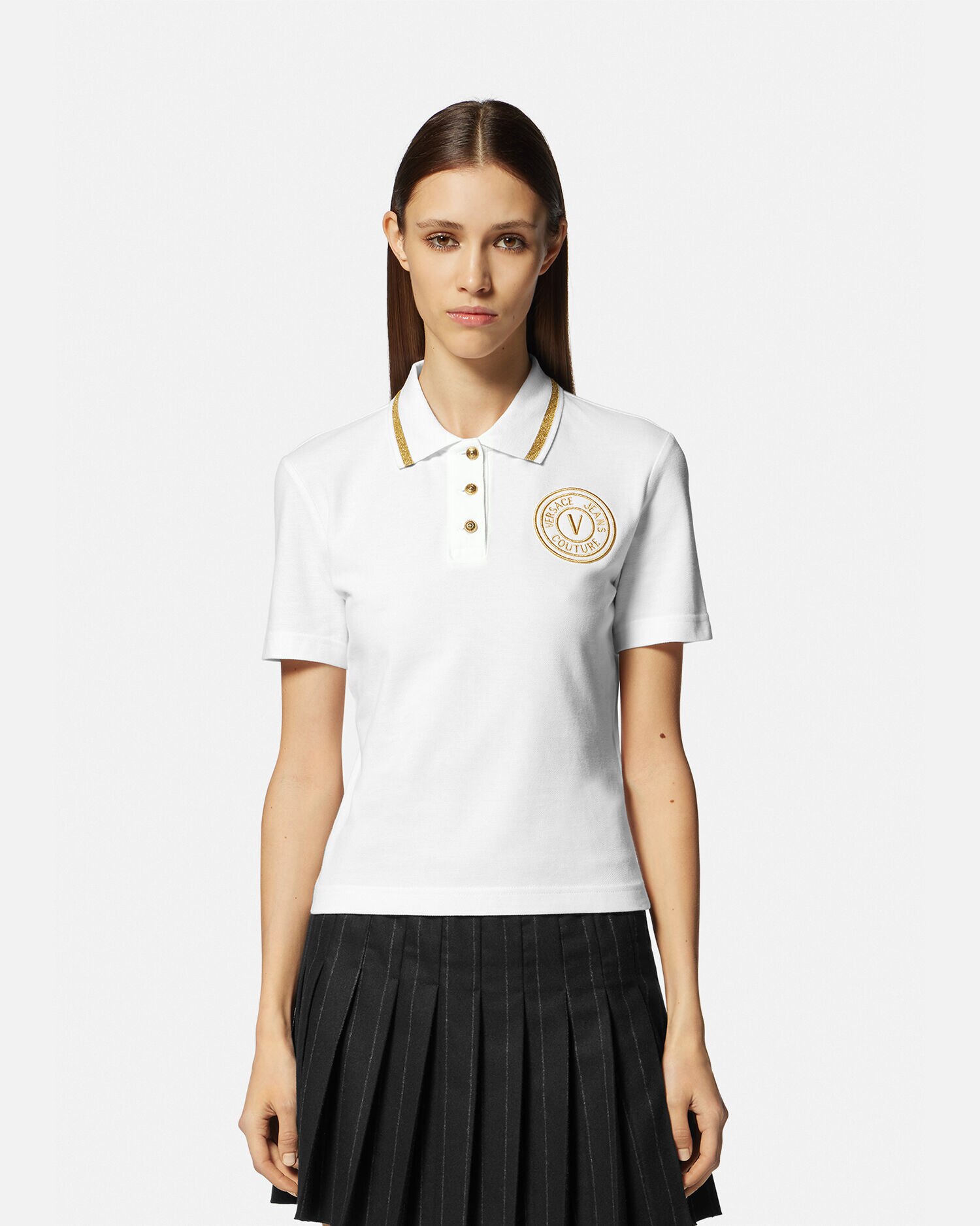 ホワイト（白）系 VERSACE(ヴェルサーチェ) ポロシャツ(メンズ) - 海外通販のBUYMA - トップス