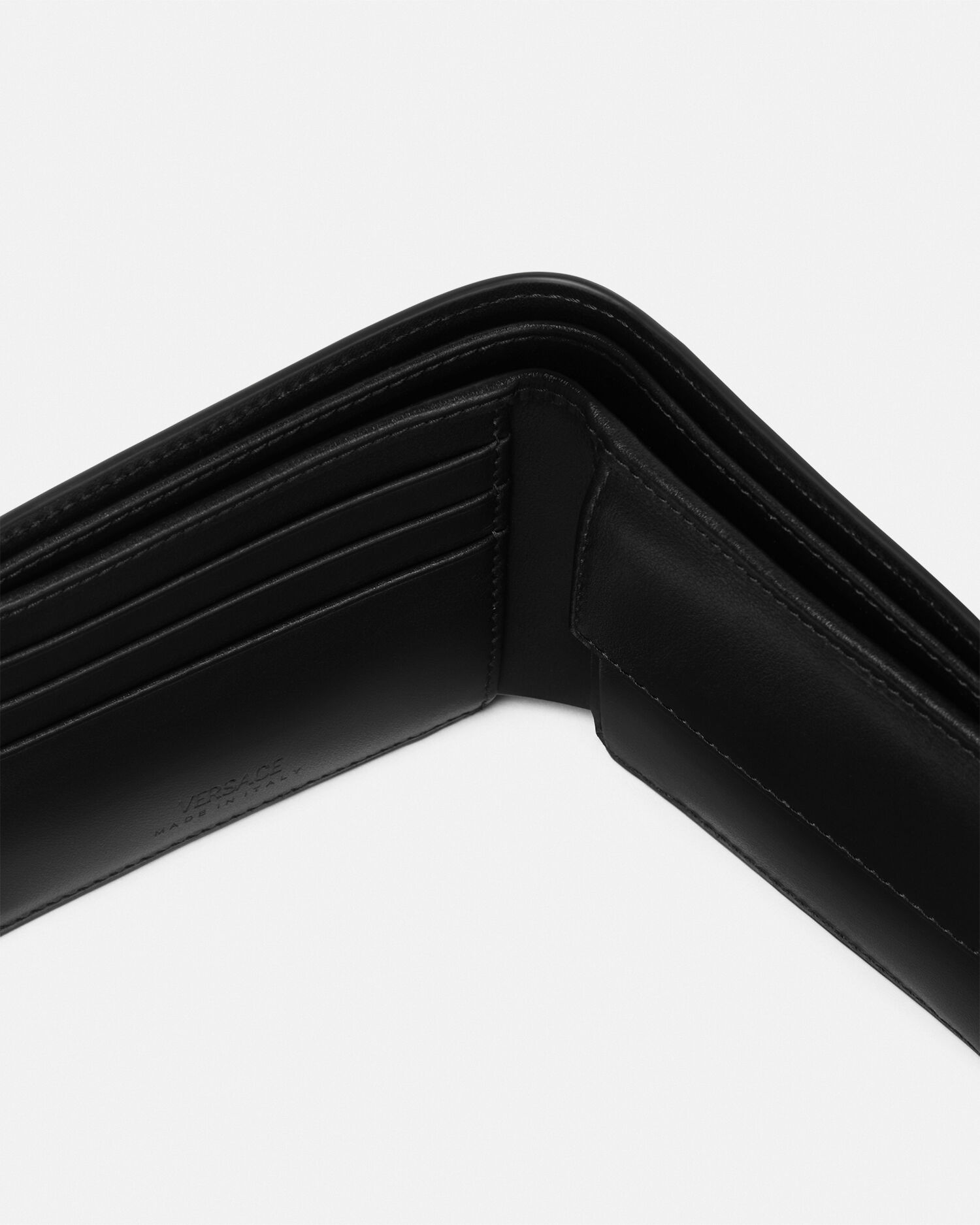 レザー加工 ウォレット バロッコ リーフ | VERSACE JP