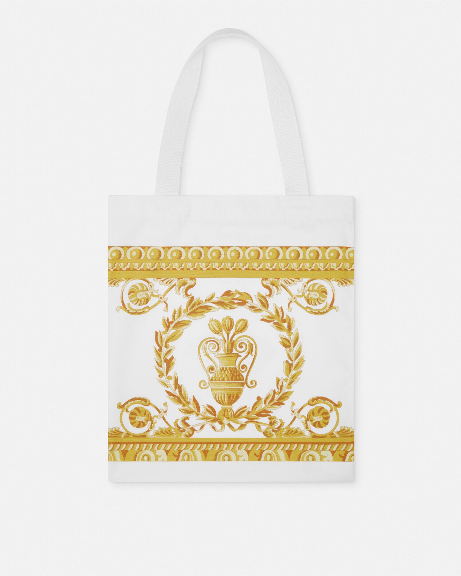 キッズ トート バッグ メドゥーサ ホワイト,ゴールド | VERSACE JP