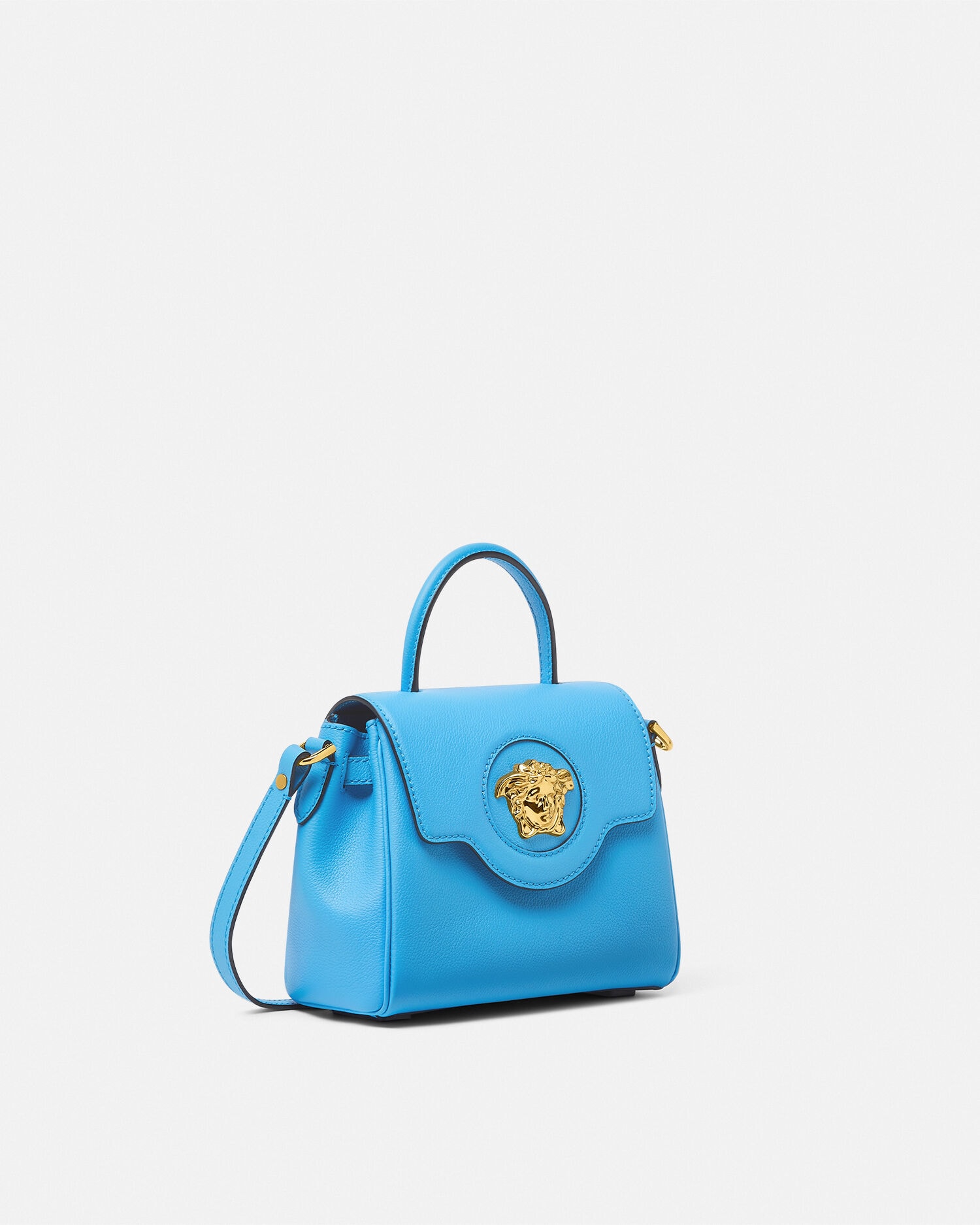 ラ メドゥーサ スモール レザー トップハンドル | VERSACE JP