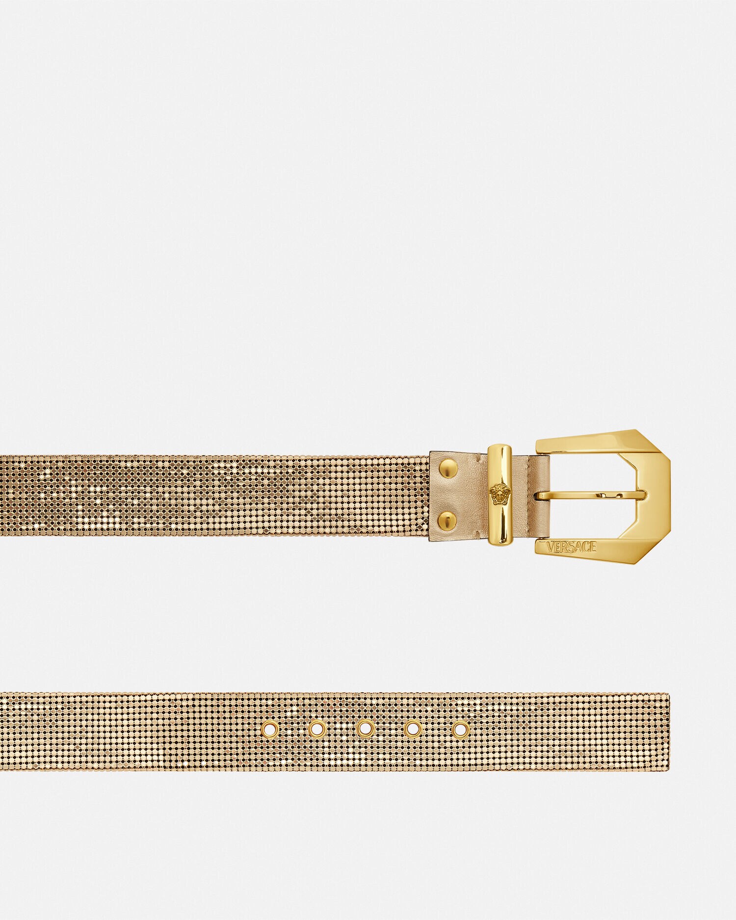 メドゥーサ ヘリテージ メタル メッシュ ベルト 4 cm | VERSACE JP