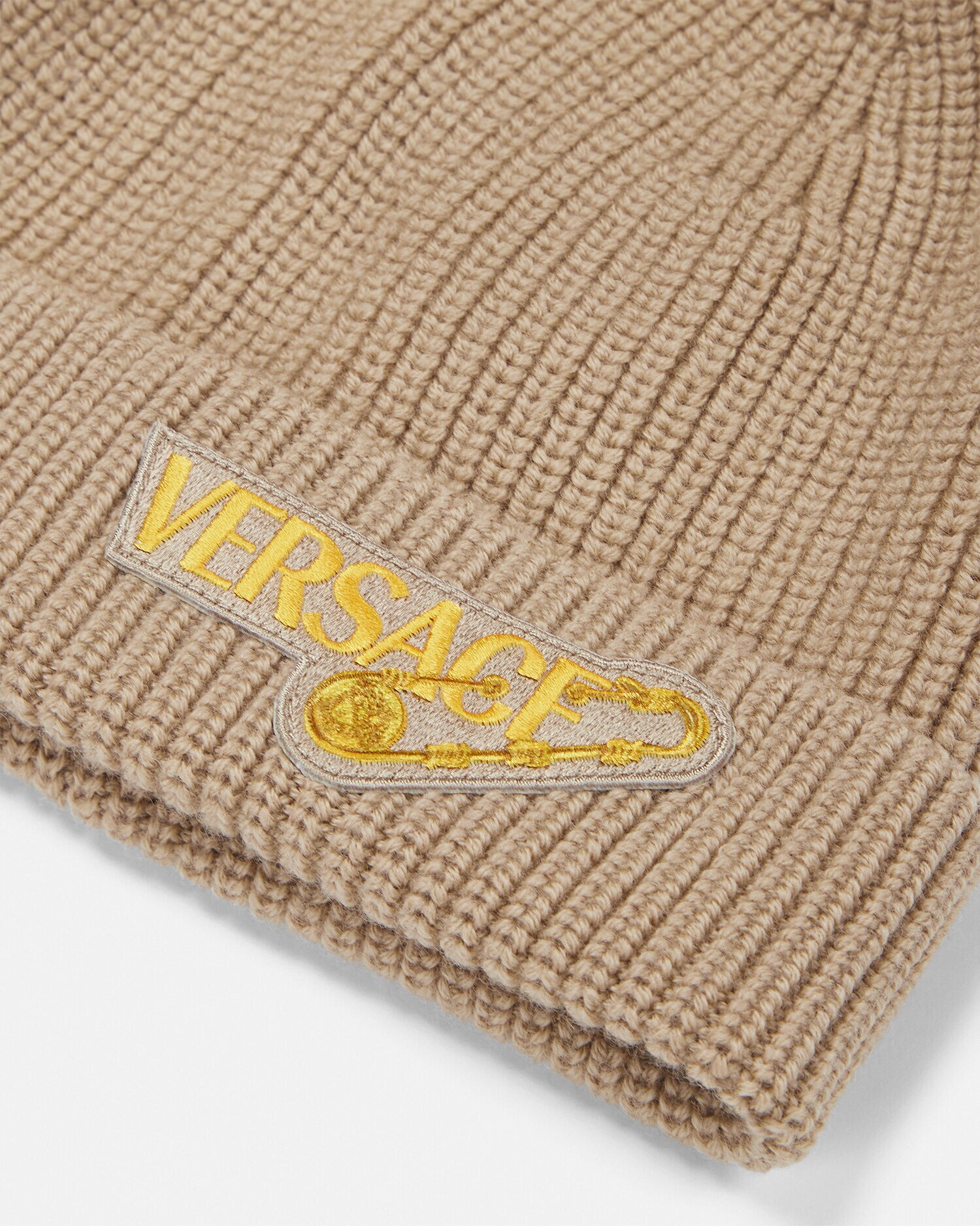 ニット ビーニー セーフティー ピン ロゴ キッズ | VERSACE JP