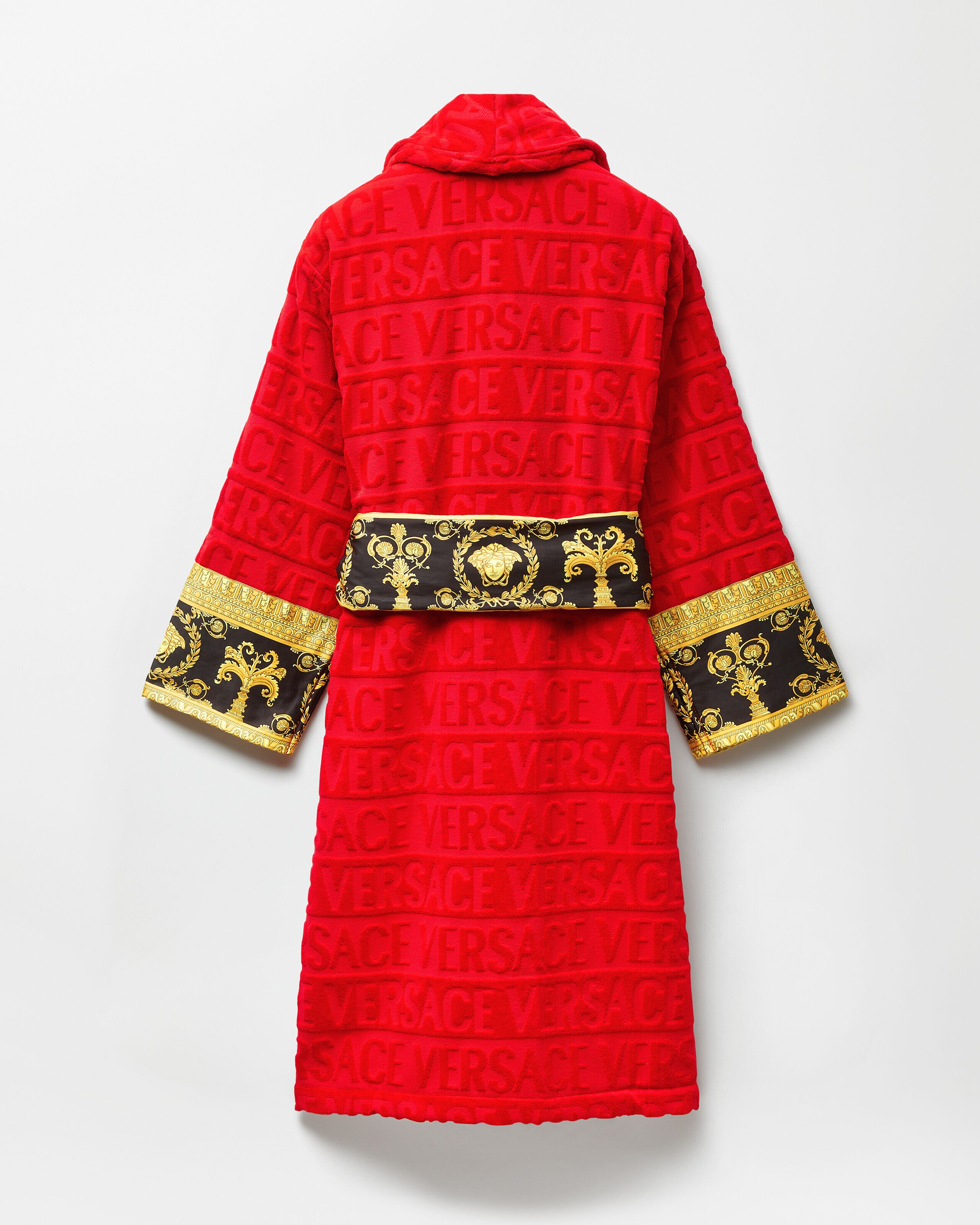 I ♡ バロック バスローブ レッド | VERSACE JP