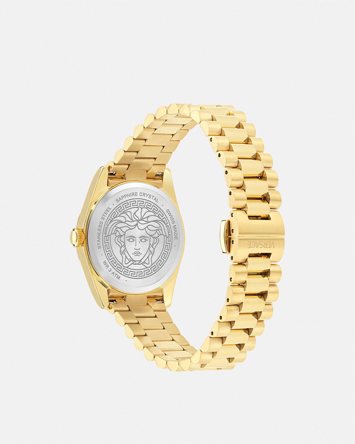 レディ ウォッチ ヴェルサーチェ ミレニアム ブラック,ゴールド