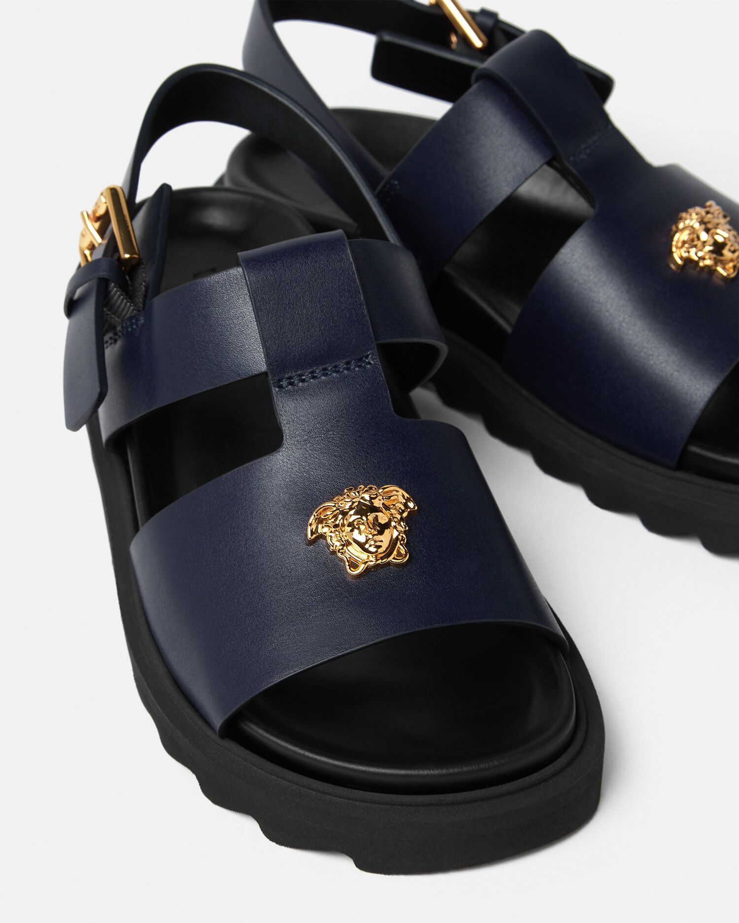 ラ メドゥーサ キッズ サンダル ブルー | VERSACE JP