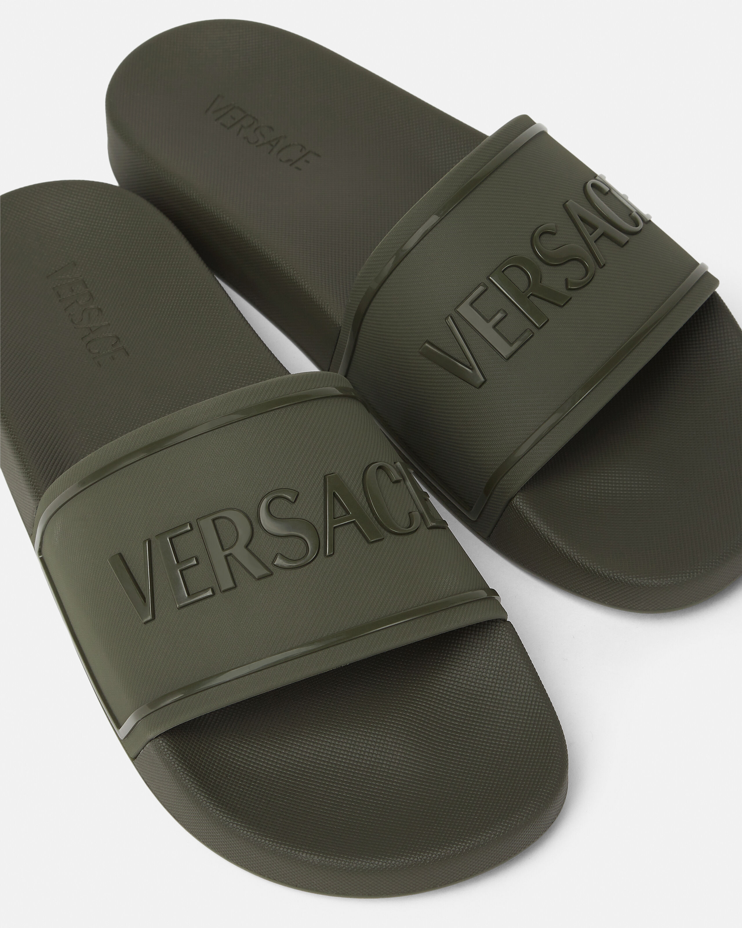 ラバー スライダーサンダル グリーン | VERSACE JP