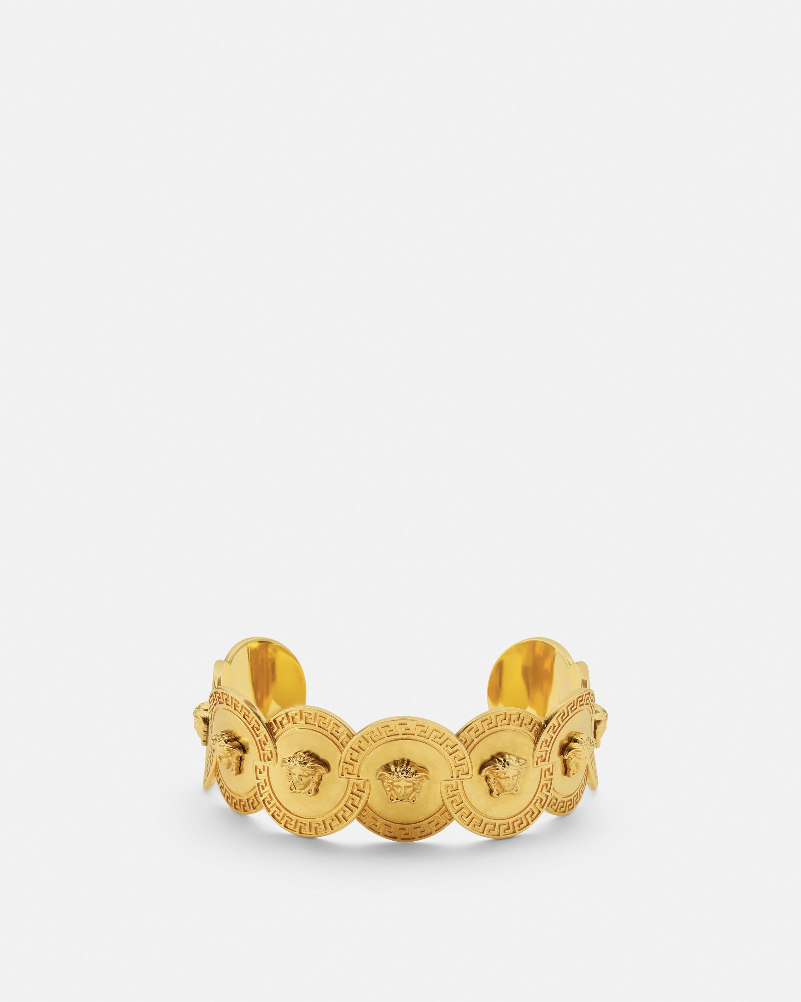 VERSACEゴールドフォークデザインバングル VERSACE◇バングル/-/GLD