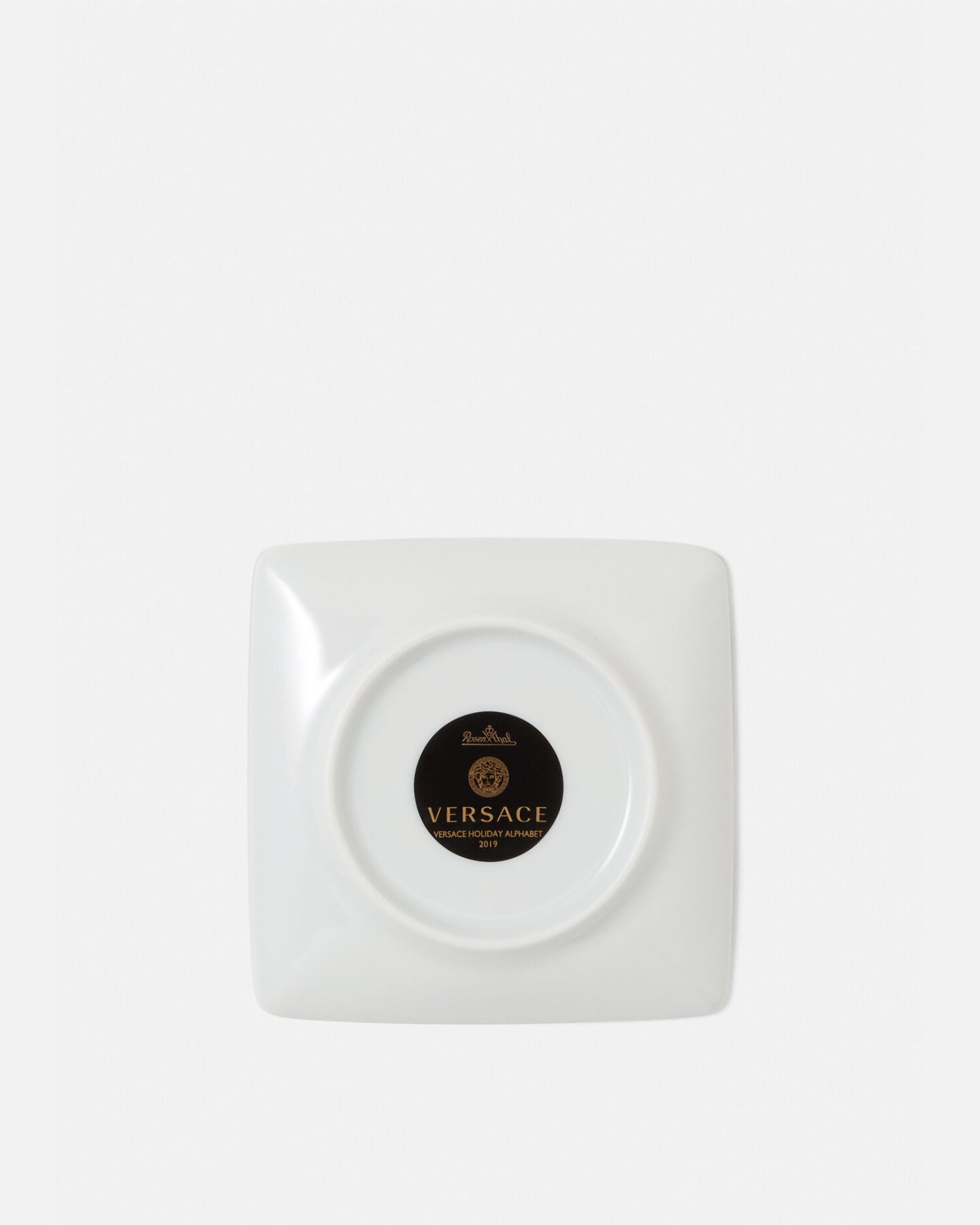 ヴェルサーチェ アルファベット W ディッシュ 12 cm プリント | VERSACE JP