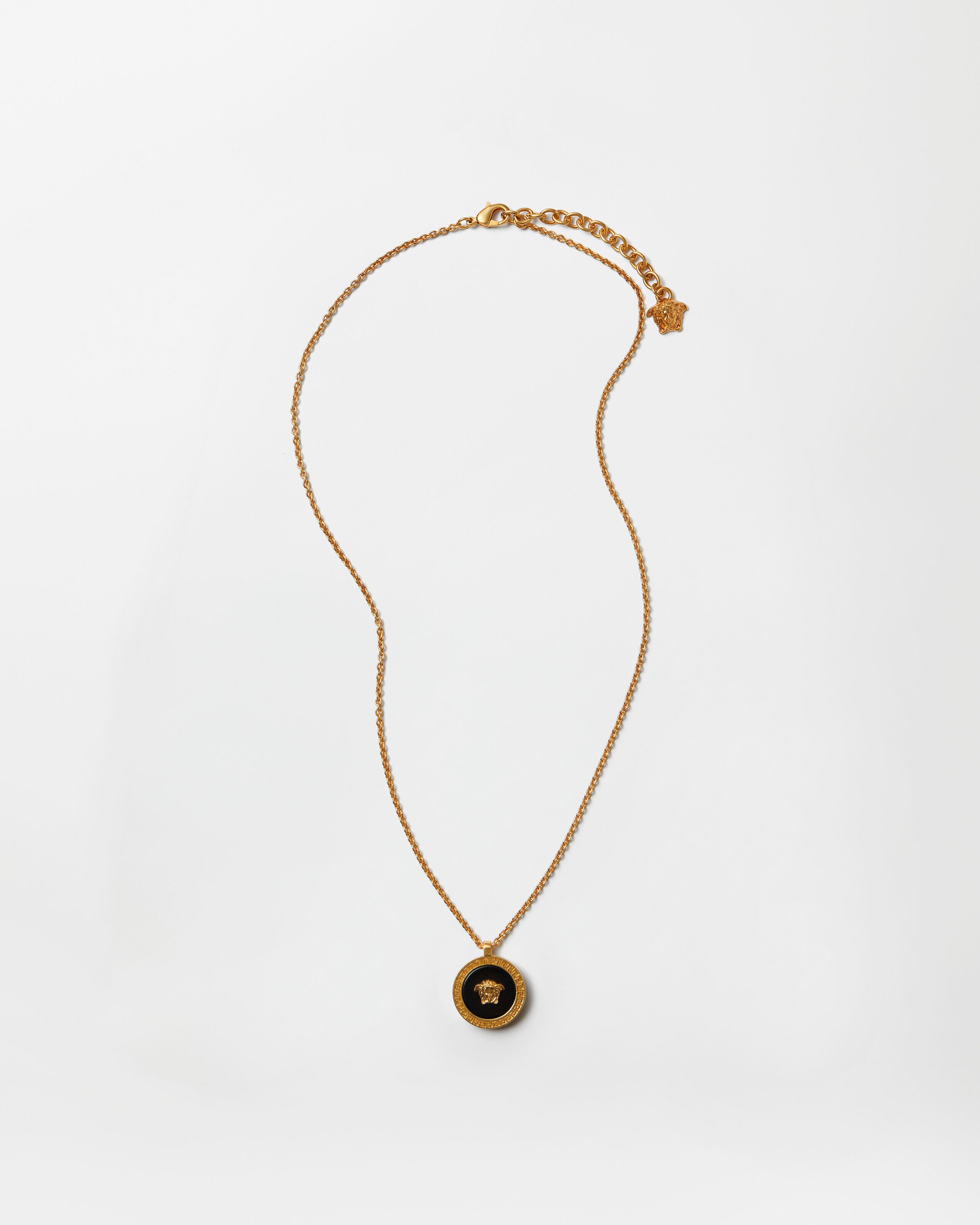 メドゥーサ ネックレス ゴールド,ブラック | VERSACE JP