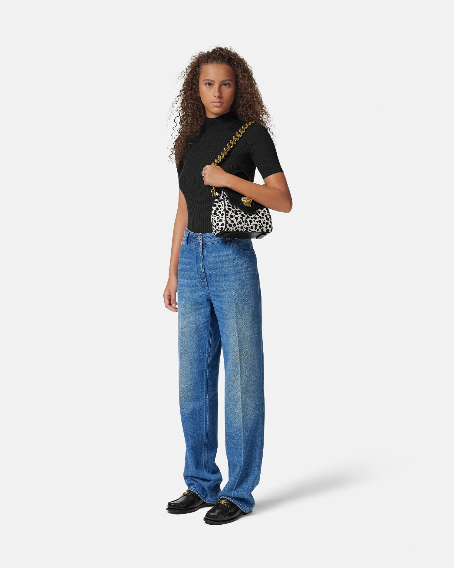 【VERSACE】ダルメシアン ラ メドゥーサ スモール ハンドバッグ 90_DBFI040-DVIT2T_1W00V_20_La~