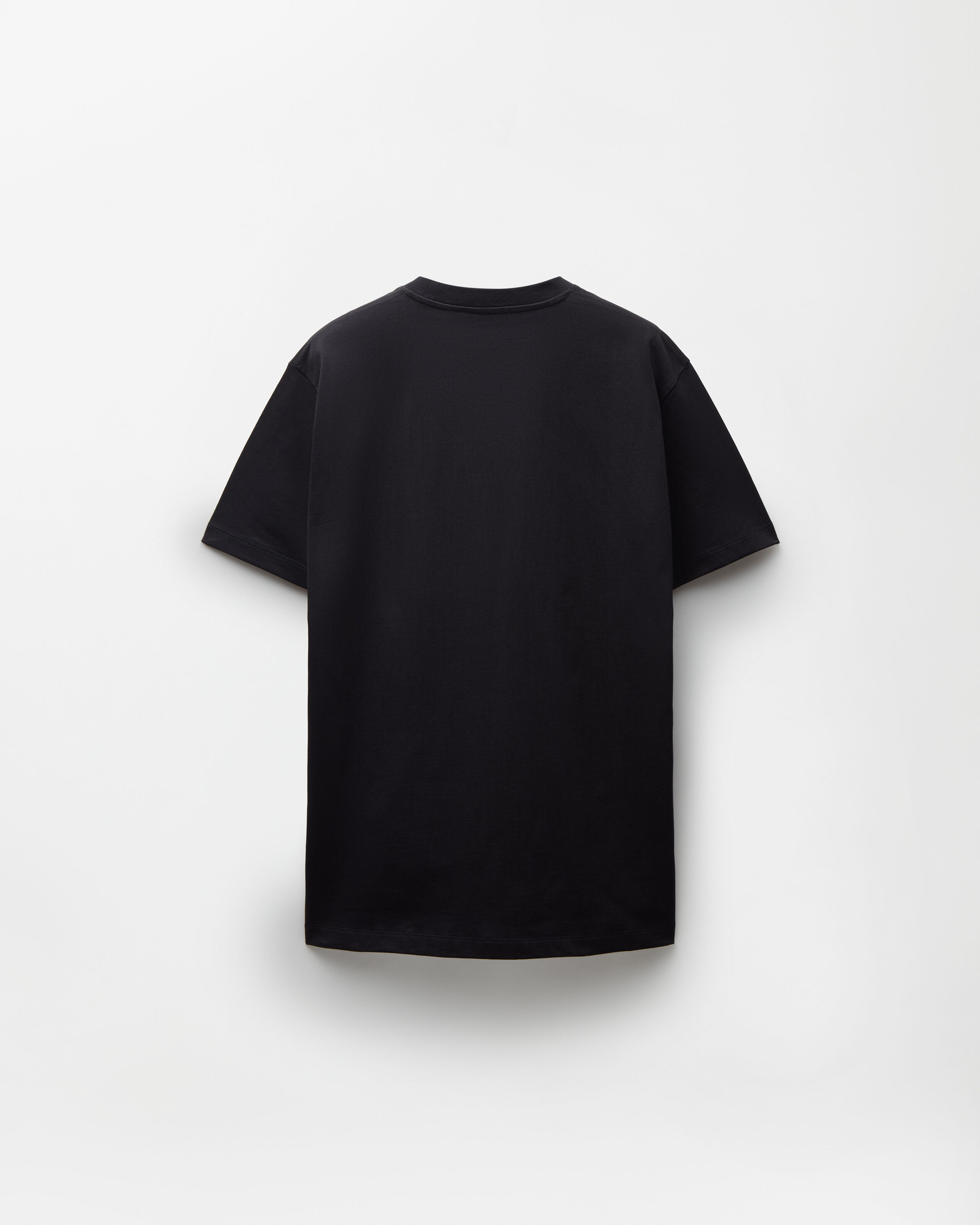刺繍入り コットンジャージー スリム Tシャツ ブラック | VERSACE JP
