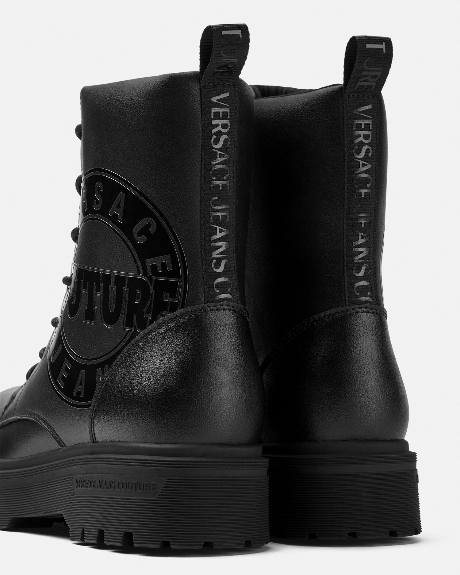 VERSACE メデューサ ブーツ ロゴ ブラック スニーカー ヴェルサーチェ マーキュリー M_VS_02 スニーカー ブラック