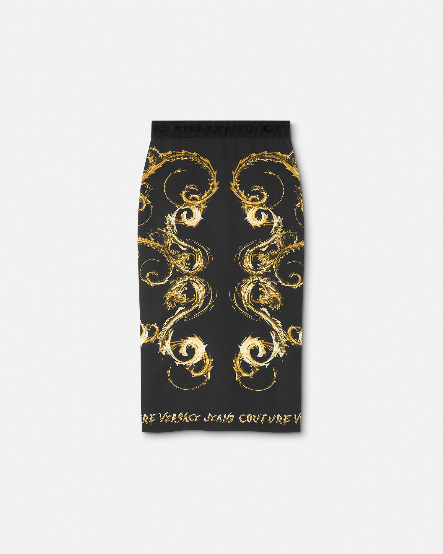 クロモ クチュール ペンシル ミディ スカート | VERSACE JP