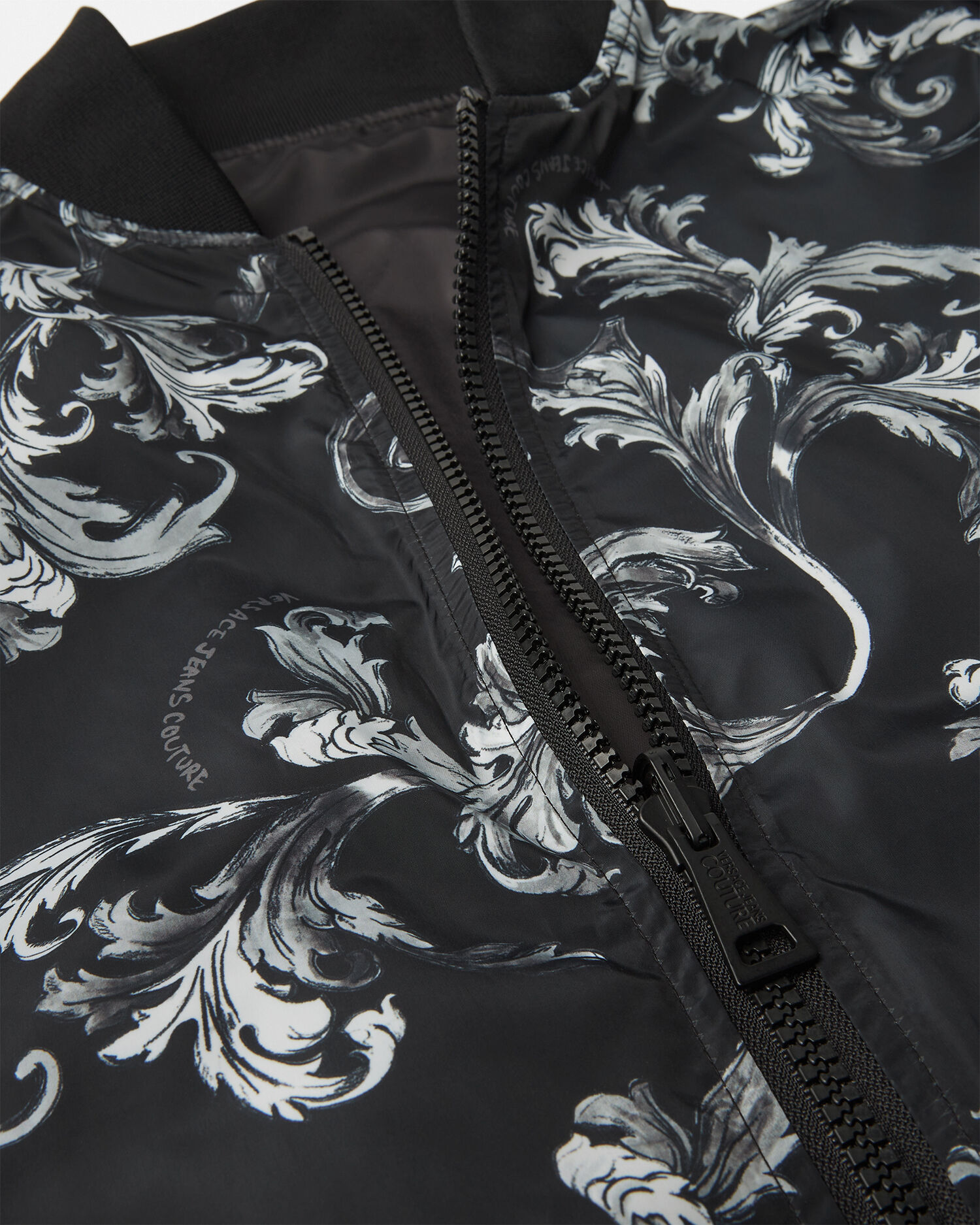 VERSACE】リバーシブル襟付きBLACKナイロンJKT | ブランド古着屋