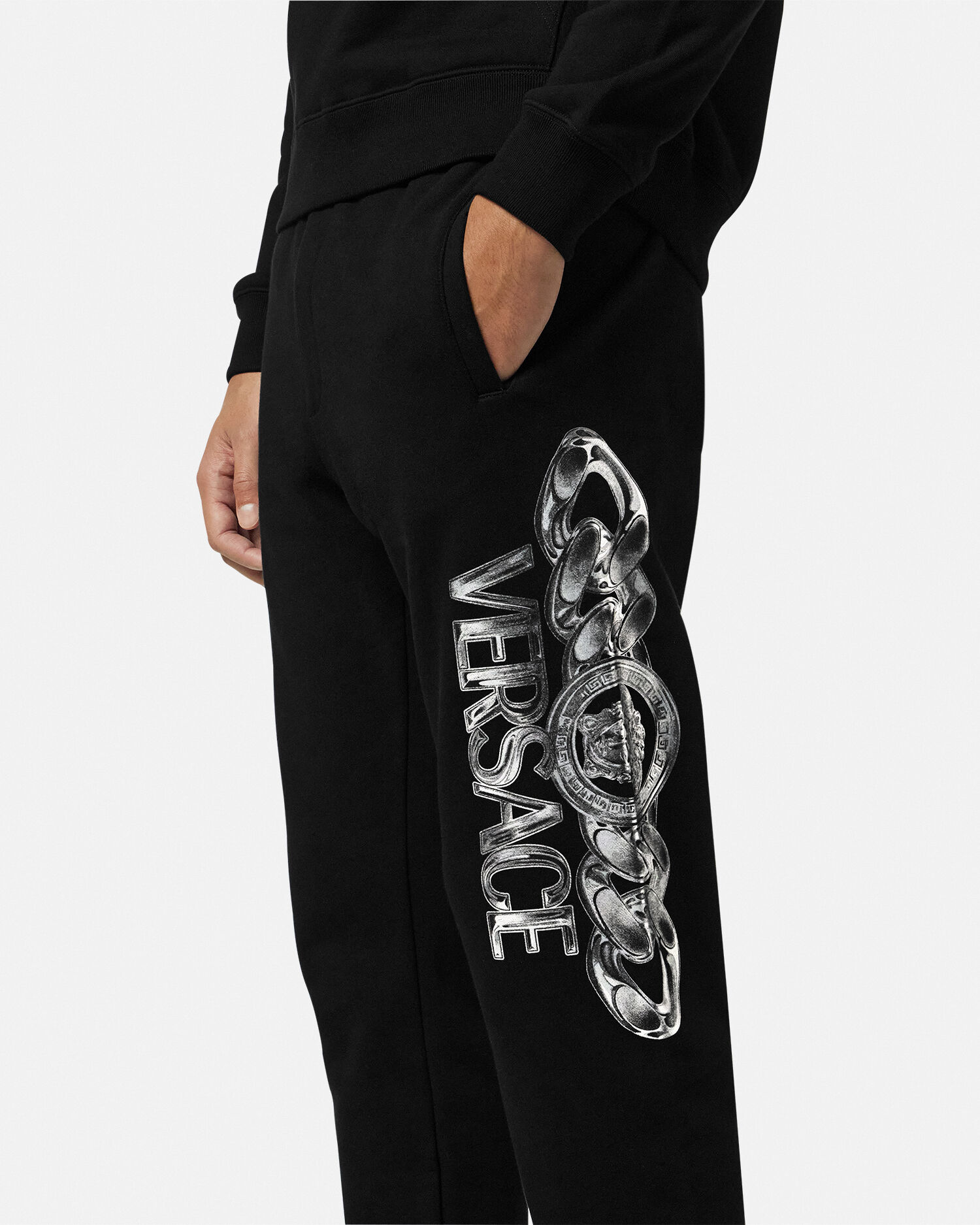スウェットパンツ メドゥーサ オン チェーン | VERSACE JP