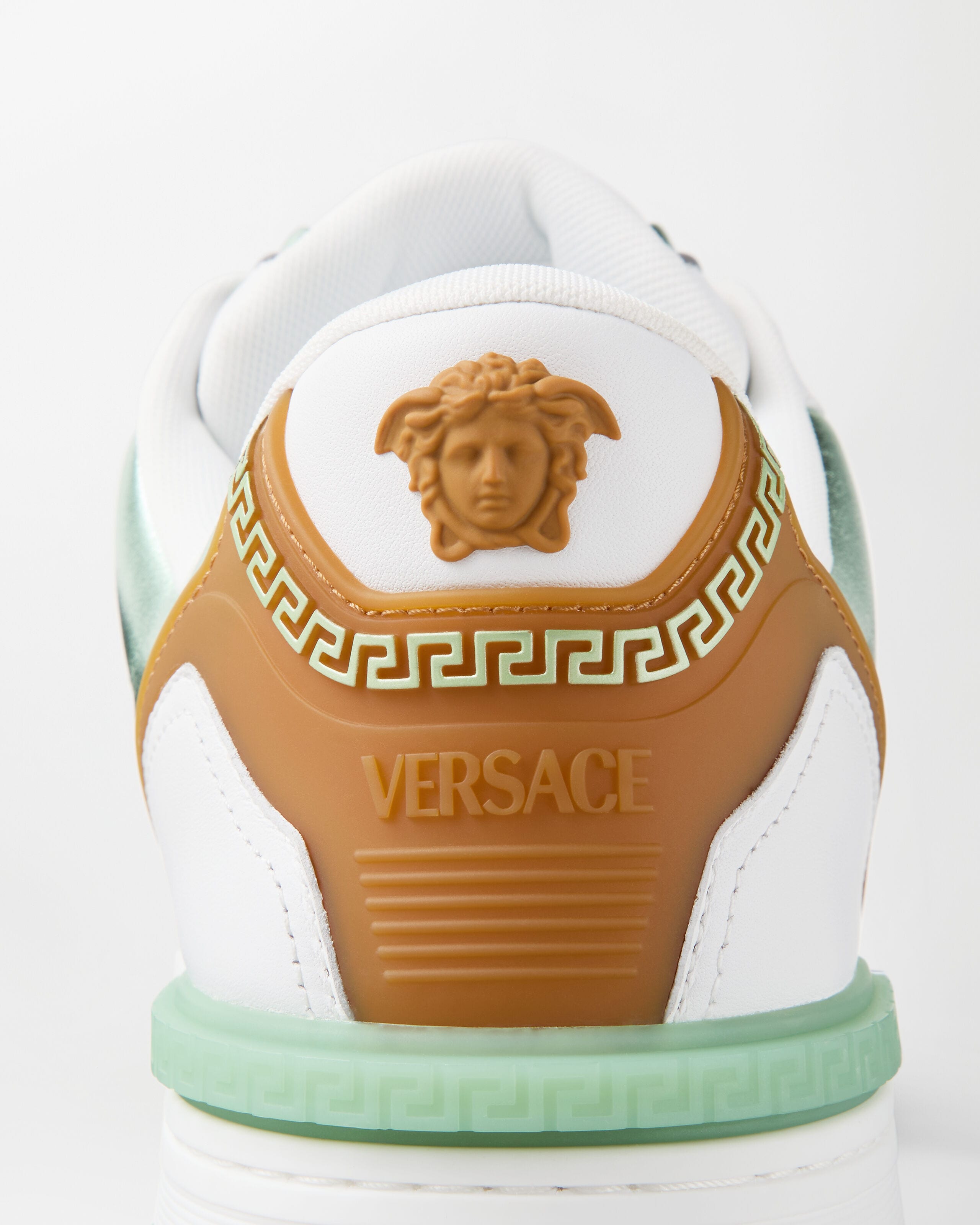 ビギー バスケット レザー スニーカー ホワイト,グリーン | VERSACE JP