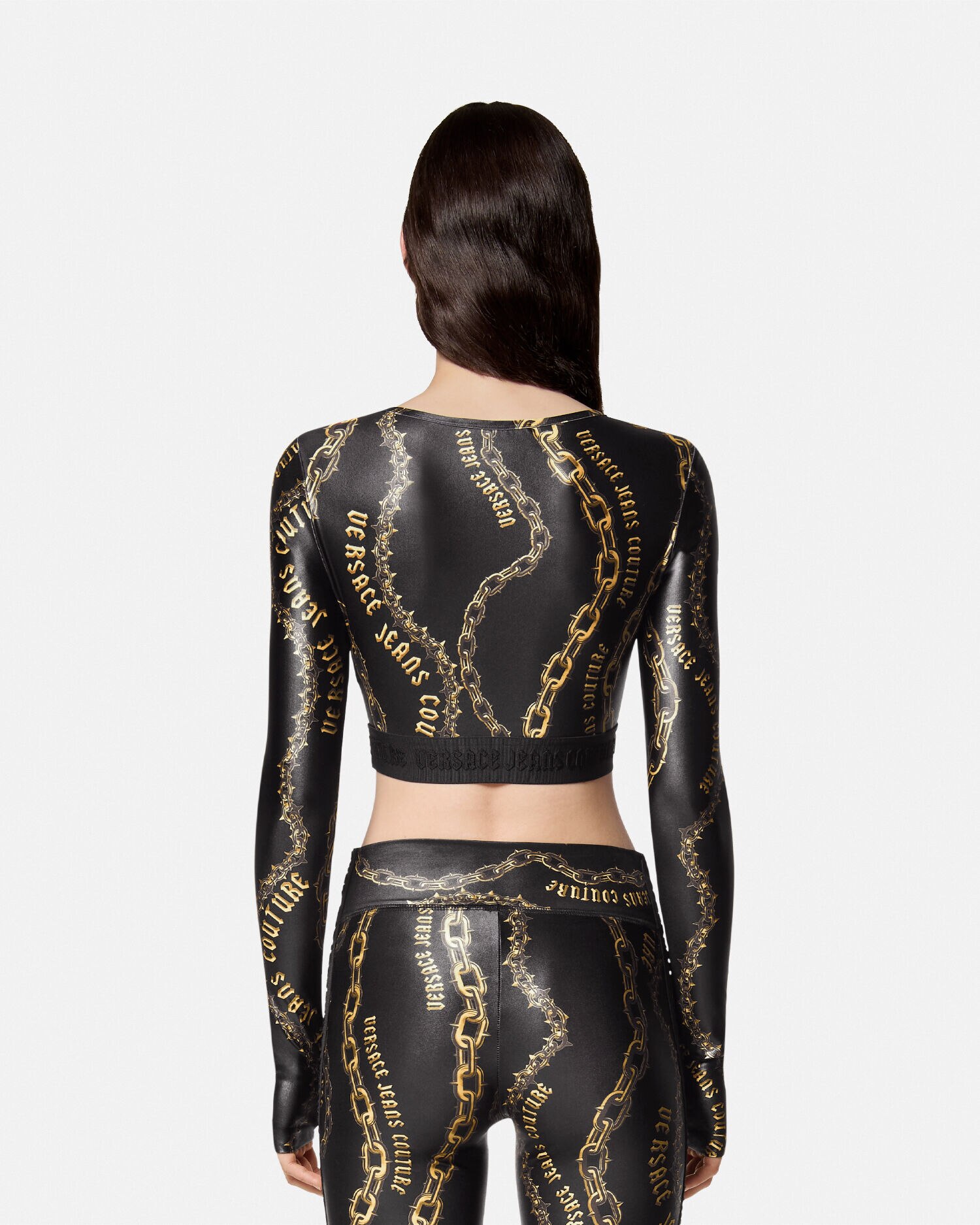 チェーン クチュール クロップ トップ | VERSACE JP