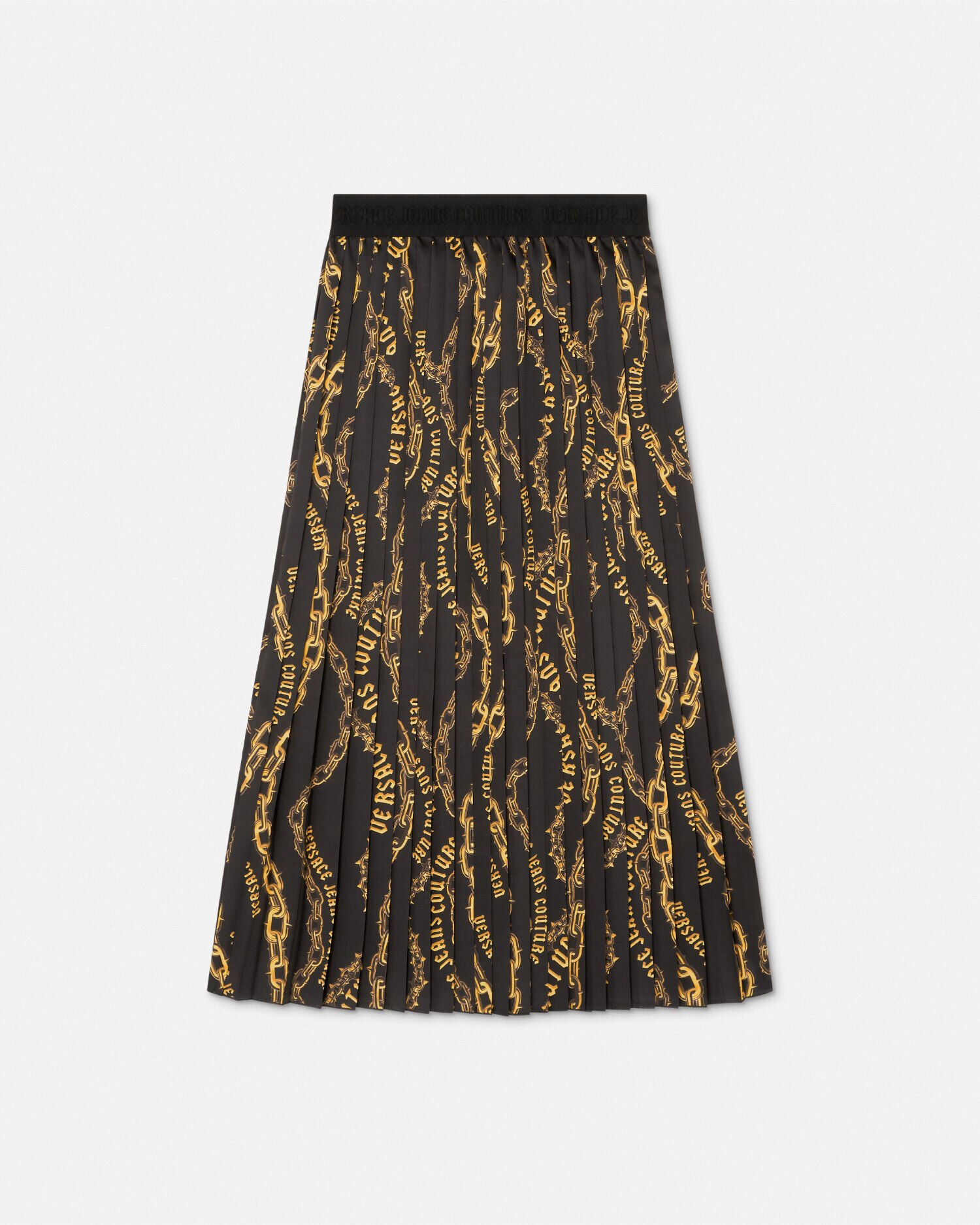【高額売筋】 チェーン クチュール プリーツ ミディ スカート | VERSACE JP スカート